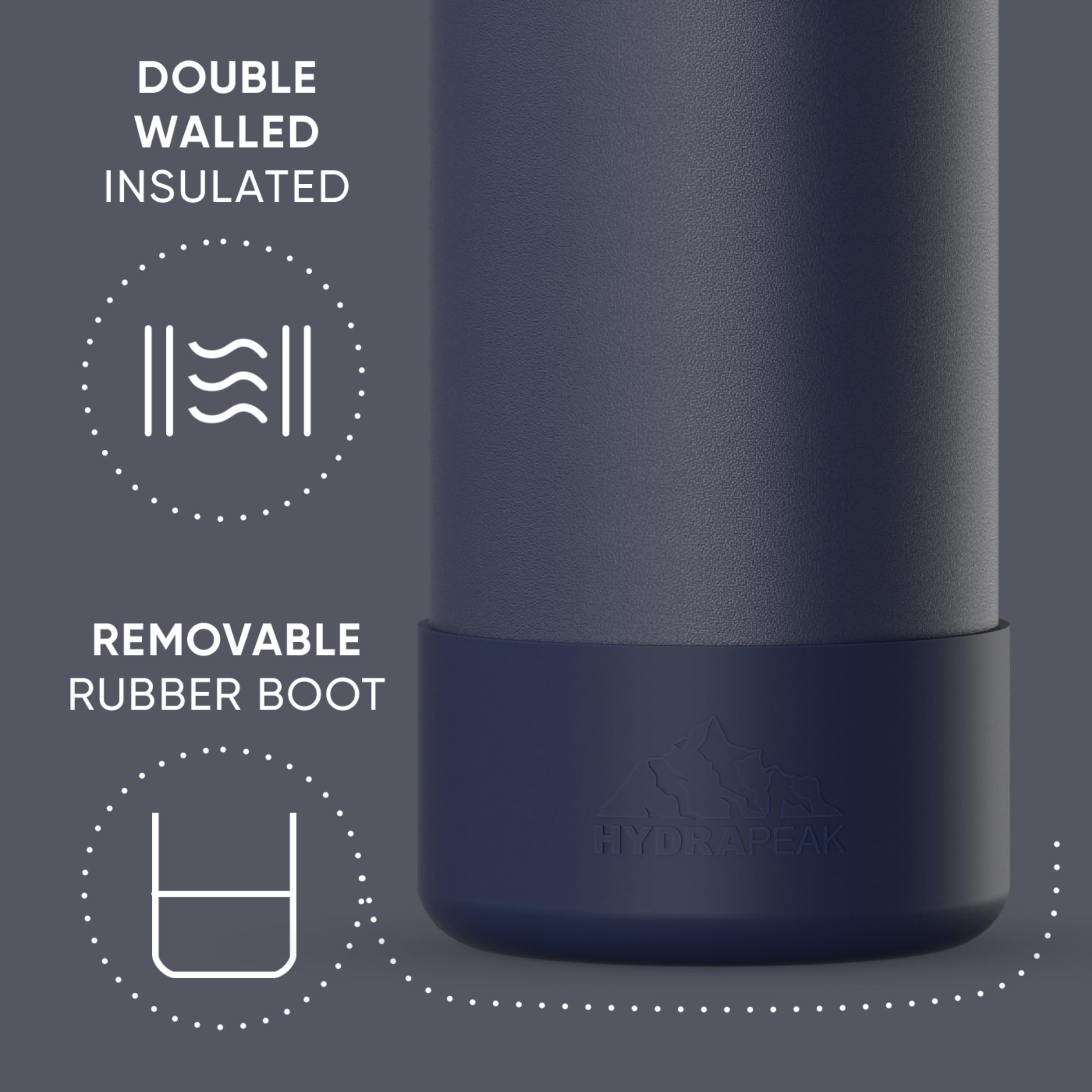 Foto 4 pulgar | Botella De Agua Hydrapeak Sport Con Aislamiento De 950 Ml Con Pajita Y Vaso - Venta Internacional.