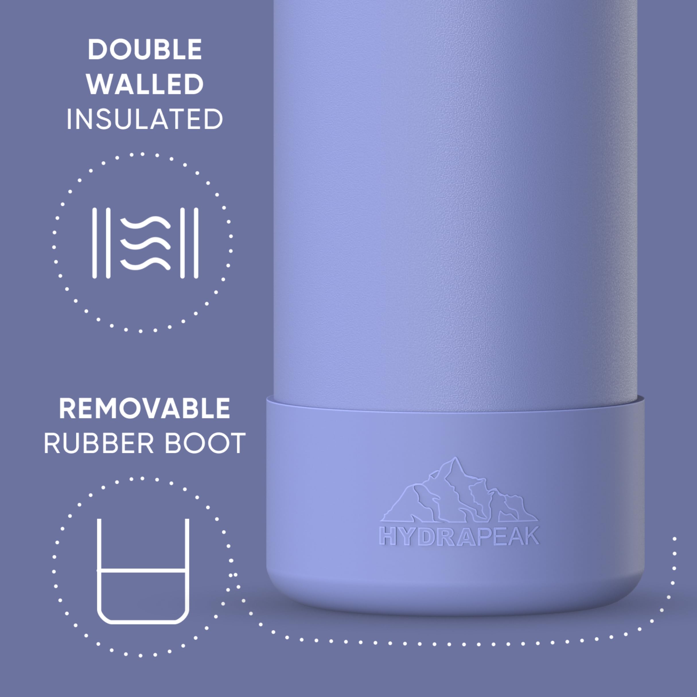 Foto 4 pulgar | Botella De Agua Hydrapeak Sport Con Aislamiento De Acero Inoxidable De 950 Ml - Venta Internacional.