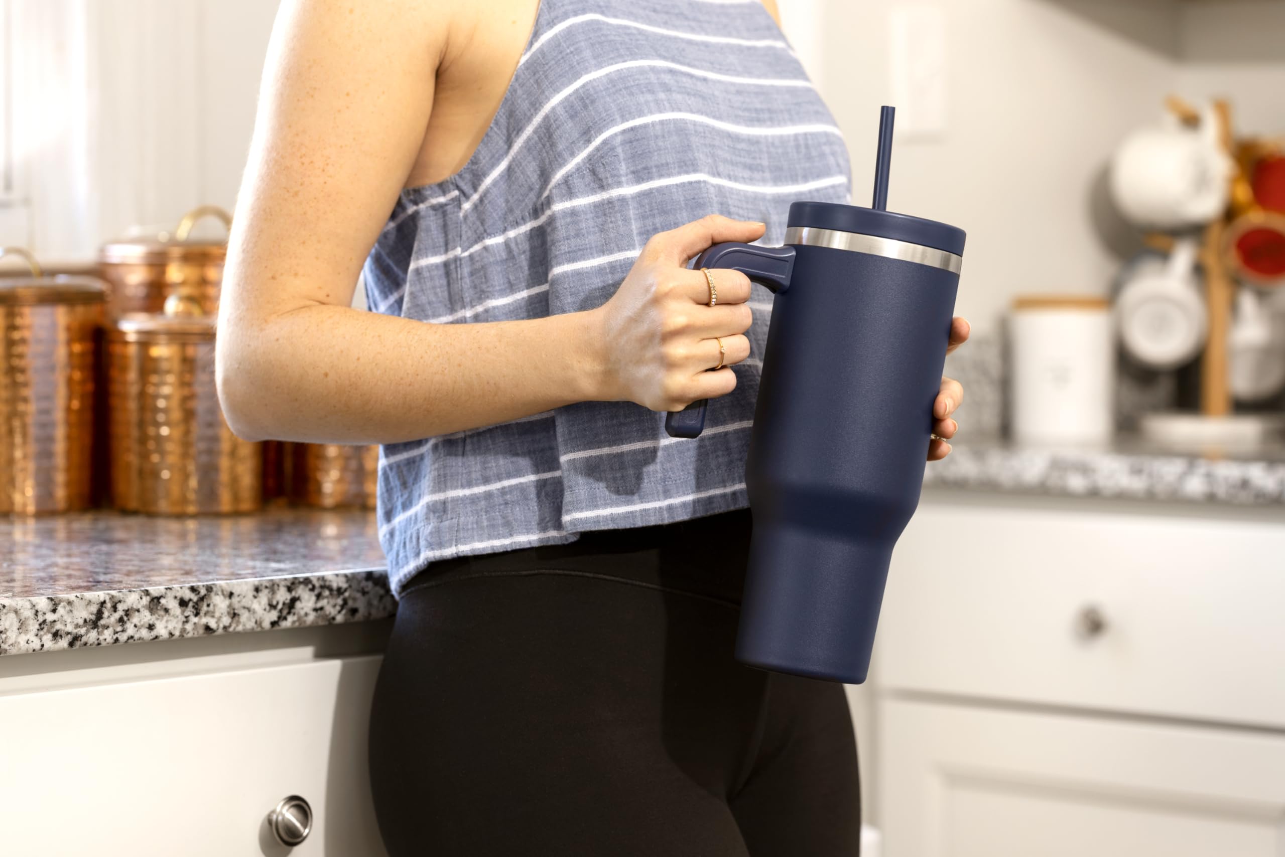 Foto 7 pulgar | Vaso Aislante Hydrapeak Voyager De 1,2 L Con Pajita Y Asa - Venta Internacional.