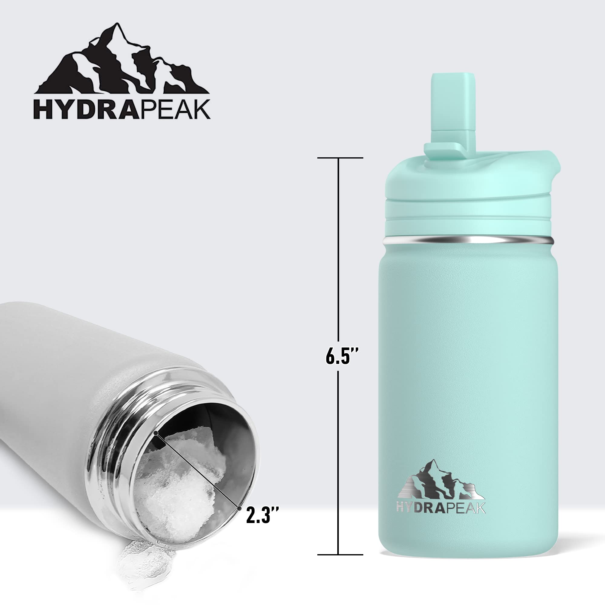 Foto 6 pulgar | Botella De Agua Hydrapeak Mini De Acero Inoxidable Con Aislamiento De 400 Ml - Venta Internacional.