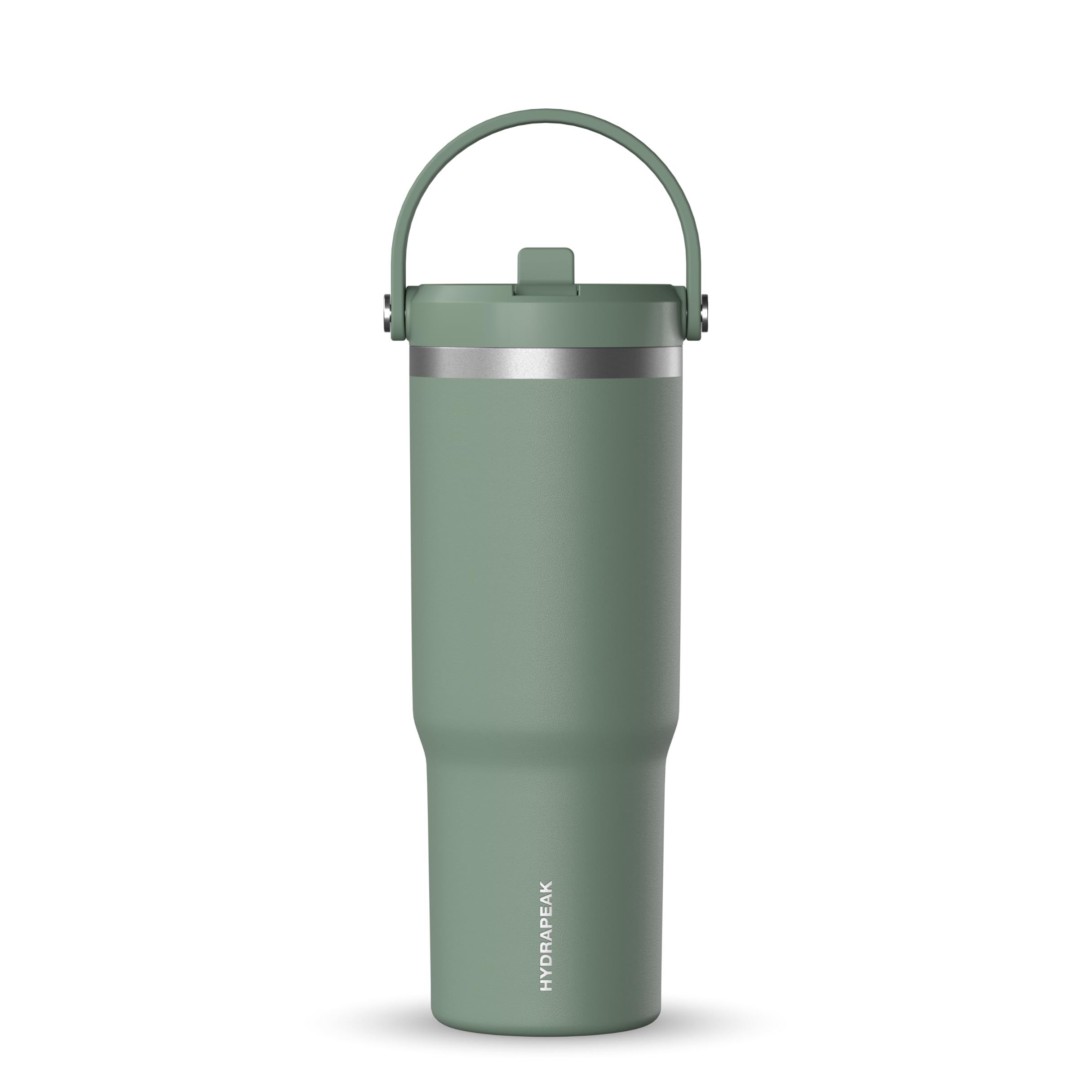 Vaso Hydrapeak Nomad De 950 Ml Con Asa Y Tapa Con Pajita, Acero Inoxidable - Venta Internacional.