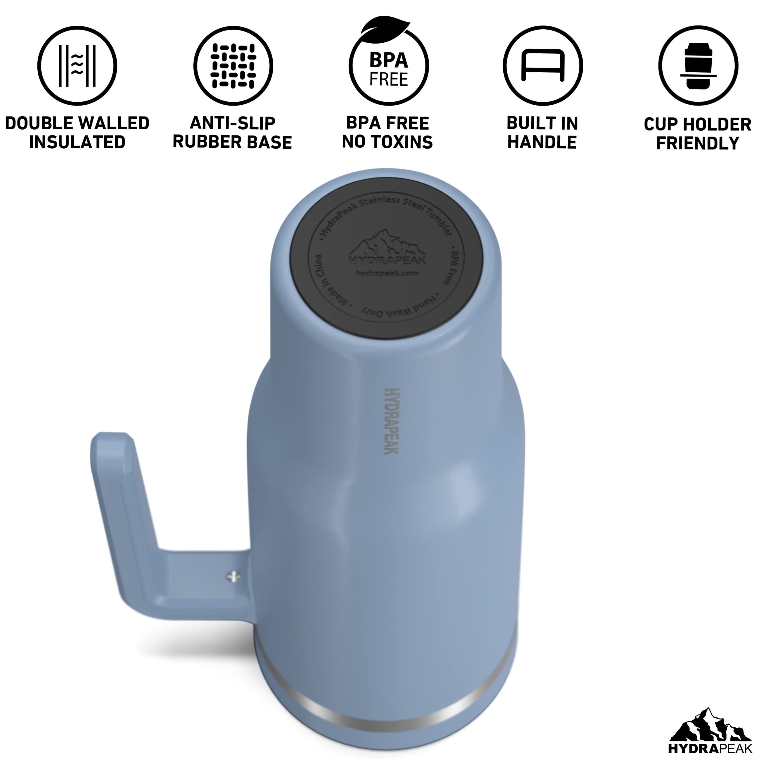 Foto 4 pulgar | Botella De Agua Aislante Hydrapeak Voyager 1.2 L Con Pajita Y Tapa - Venta Internacional.
