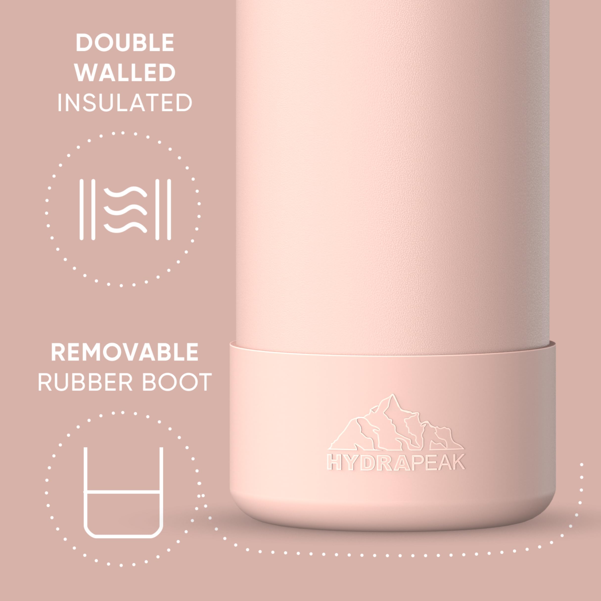 Foto 4 pulgar | Botella De Agua Hydrapeak Sport Con Aislamiento De Acero Inoxidable De 950 Ml - Venta Internacional.