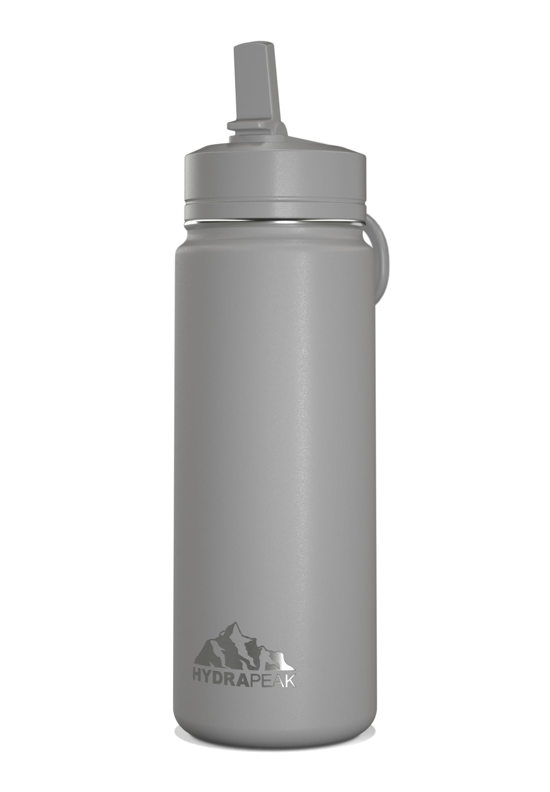 Botella De Agua Hydrapeak Mini De 600 Ml Para Niños, Acero Inoxidable, Color Gris - Venta Internacional.