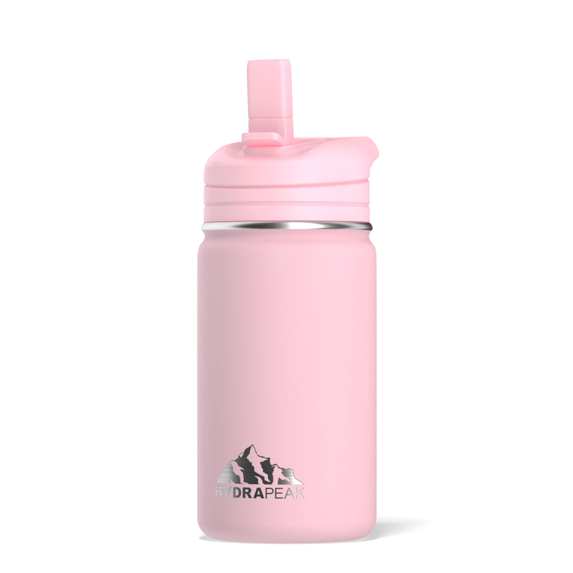 Botella De Agua Hydrapeak Mini De Acero Inoxidable De 400 Ml, Color Rosa - Venta Internacional.