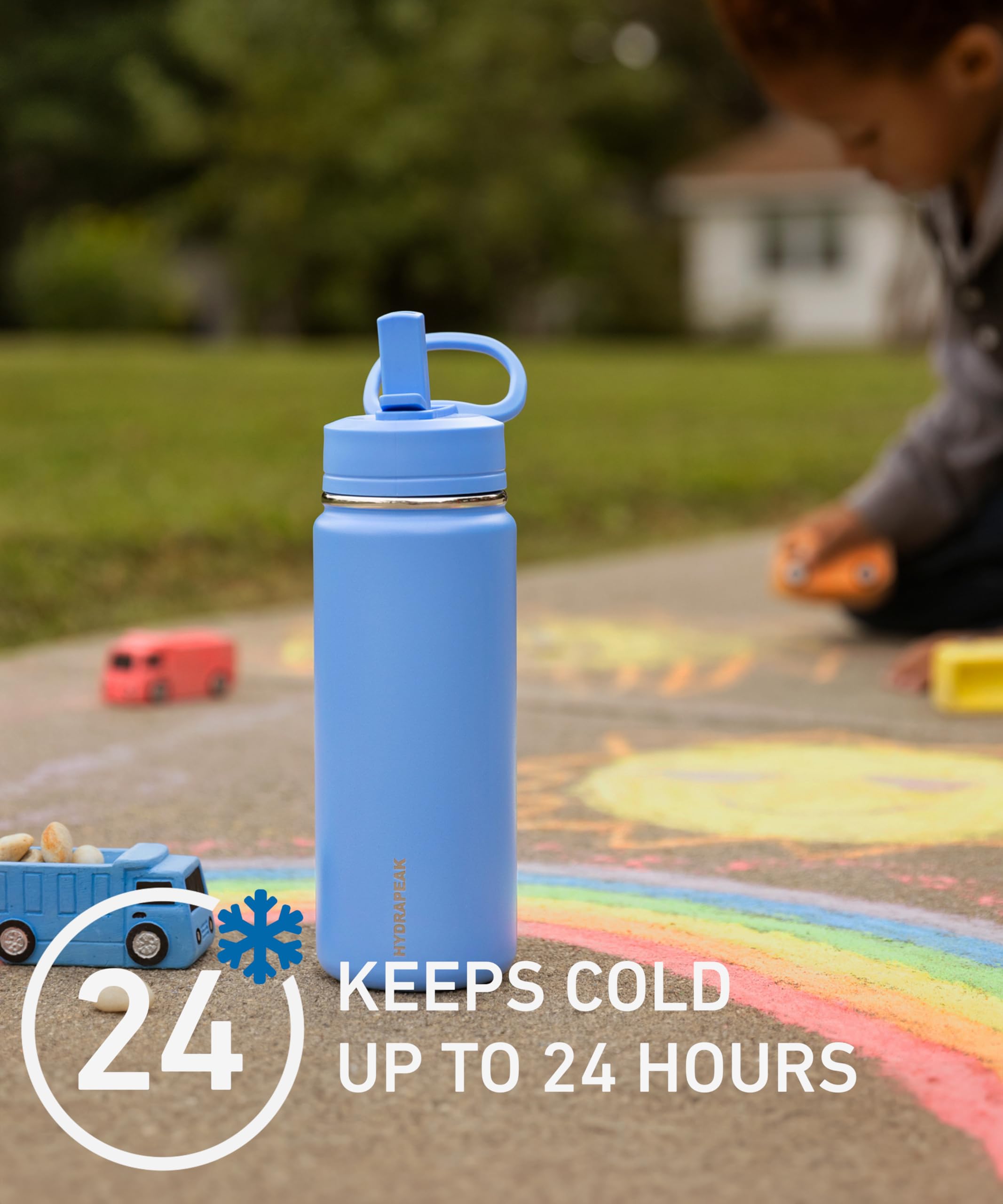 Foto 5 pulgar | Botella De Agua Hydrapeak Mini De Acero Inoxidable Para Niños De 600 Ml - Venta Internacional.