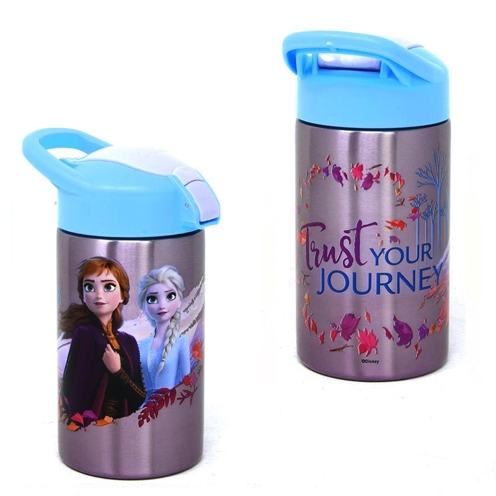 Botella De Agua Zak Designs Frozen 2 De Acero Inoxidable 460 Ml - Venta Internacional.