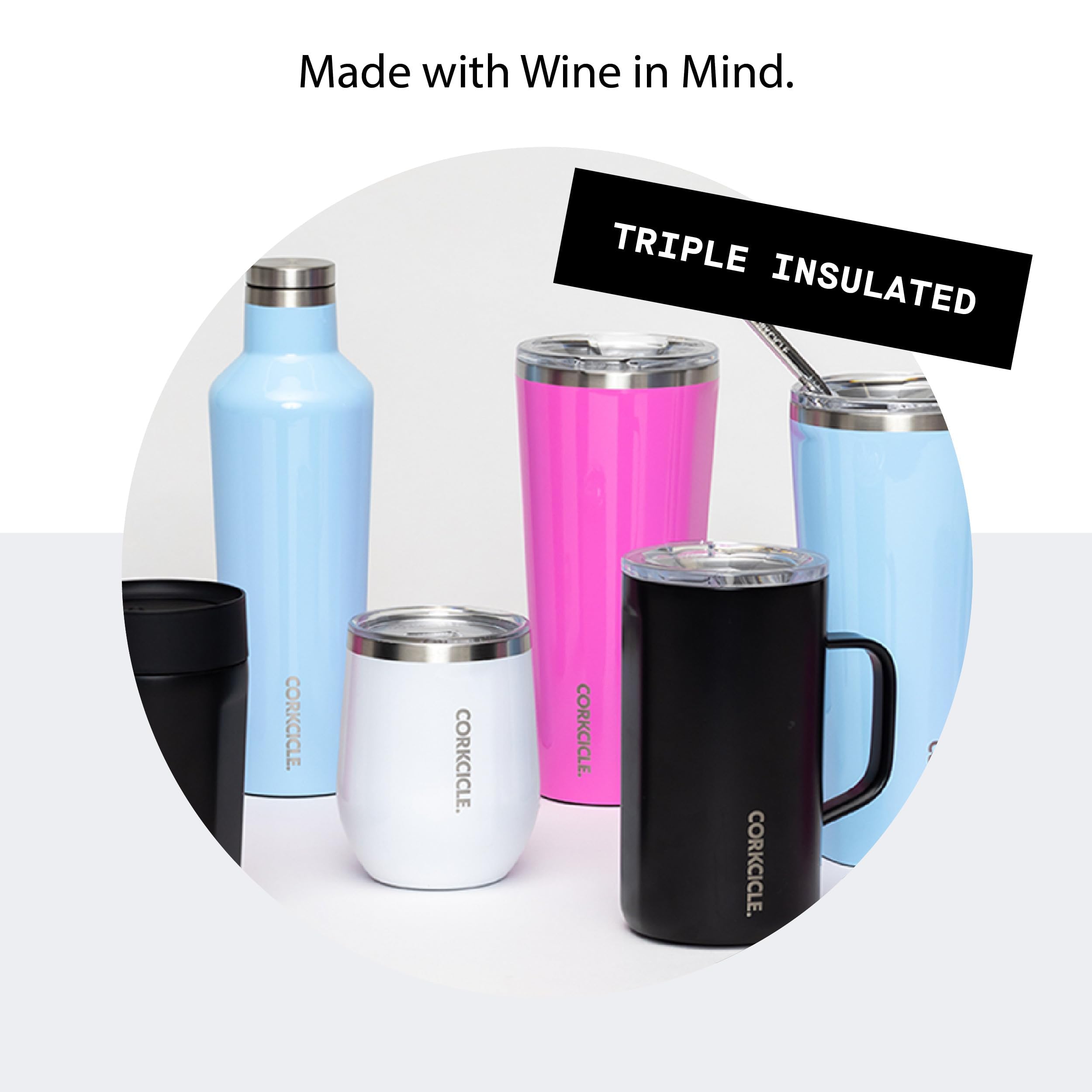Foto 6 pulgar | Vaso Aislante Para Vino Corkcicle Unicorn Magic, 350 Ml - Venta Internacional.