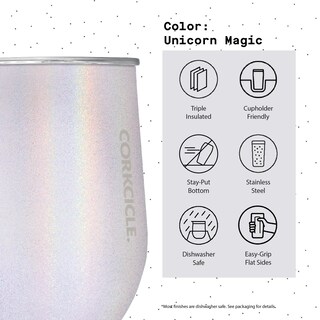 Foto 6 | Vaso Aislante Para Vino Corkcicle Unicorn Magic, 350 Ml - Venta Internacional.
