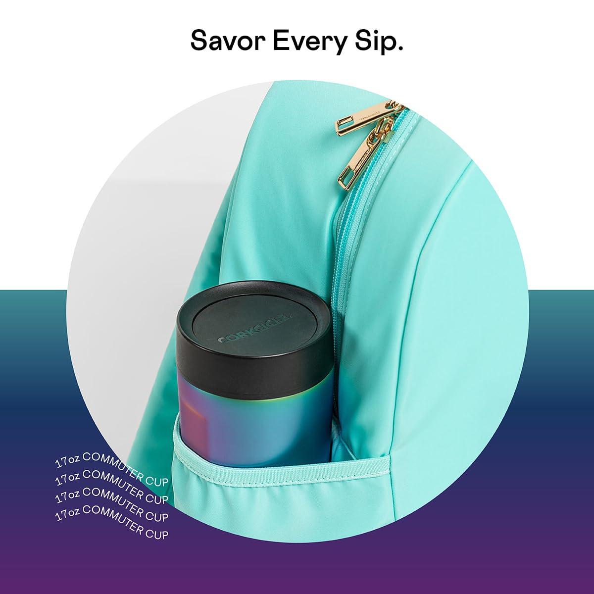 Foto 4 pulgar | Taza De Viaje Corkcicle Commuter Cup Dragonfly, 500 Ml, Aislante - Venta Internacional.
