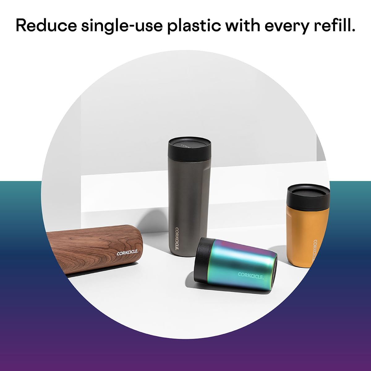 Foto 6 pulgar | Taza De Viaje Corkcicle Commuter Cup Dragonfly, 500 Ml, Aislante - Venta Internacional.