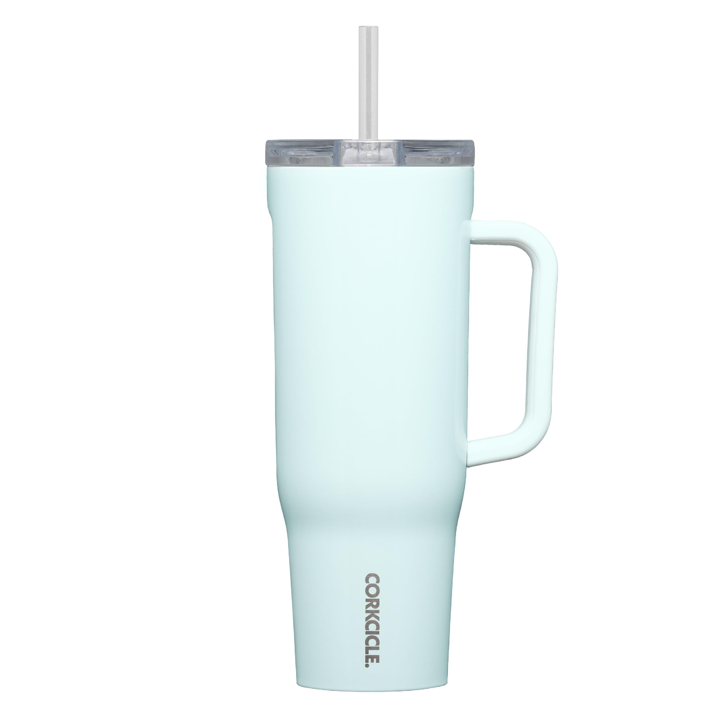 Foto 2 pulgar | Vaso Corkcicle Para Botella De Agua Con Pajita Y Asa, 1,2 L, Azul - Venta Internacional.