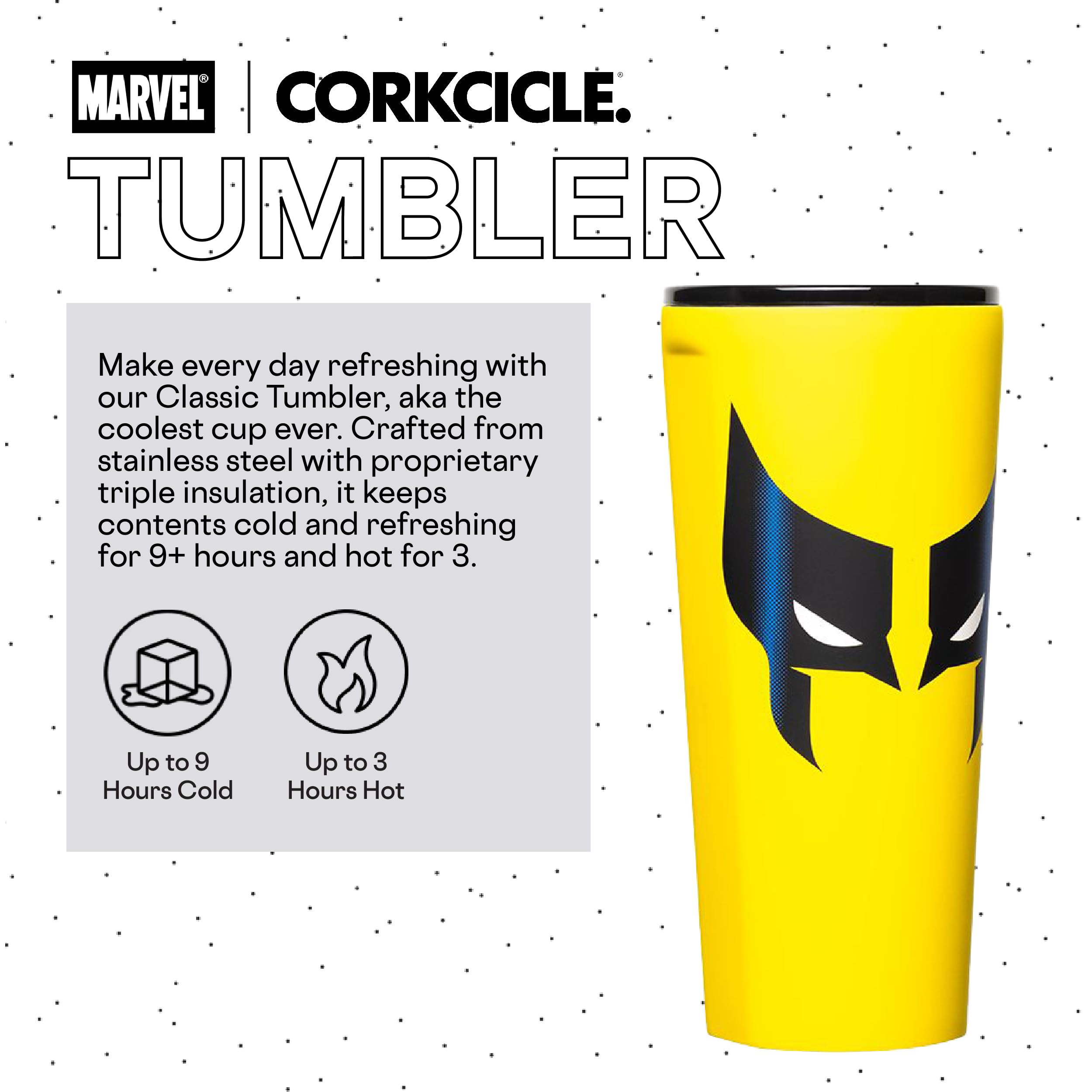Foto 3 pulgar | Taza De Café Corkcicle X Marvel Wolverine Con Aislamiento De 700 Ml - Venta Internacional.