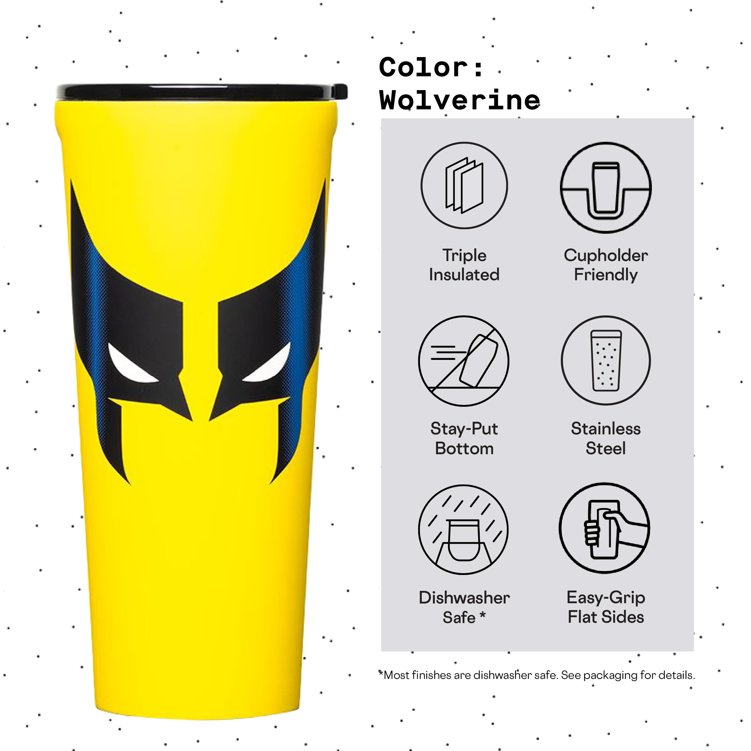 Foto 5 pulgar | Taza De Café Corkcicle X Marvel Wolverine Con Aislamiento De 700 Ml - Venta Internacional.