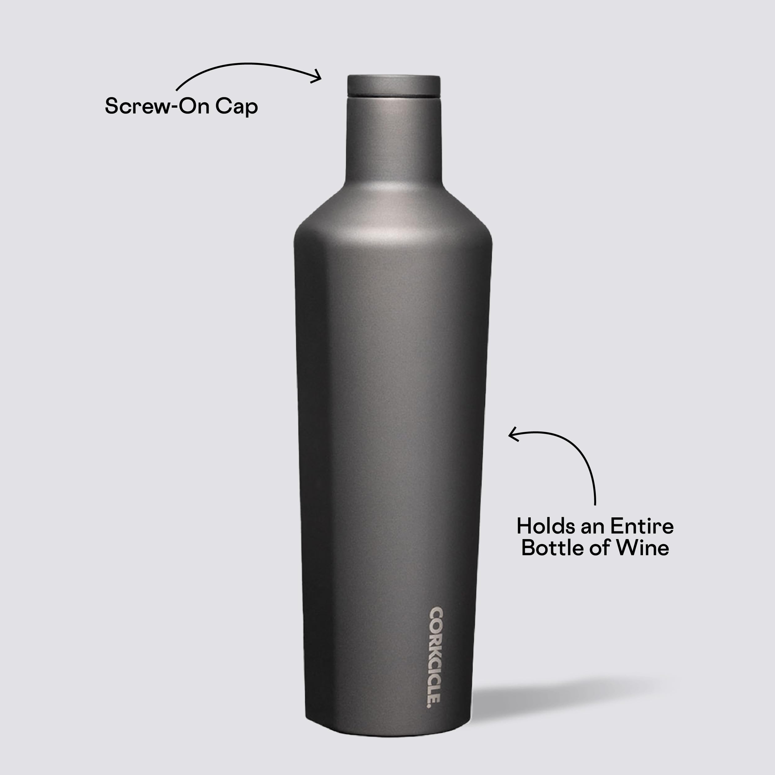Foto 7 pulgar | Botella De Agua Corkcicle Classic Canteen Con Aislamiento De Cerámica De 750 Ml - Venta Internacional.