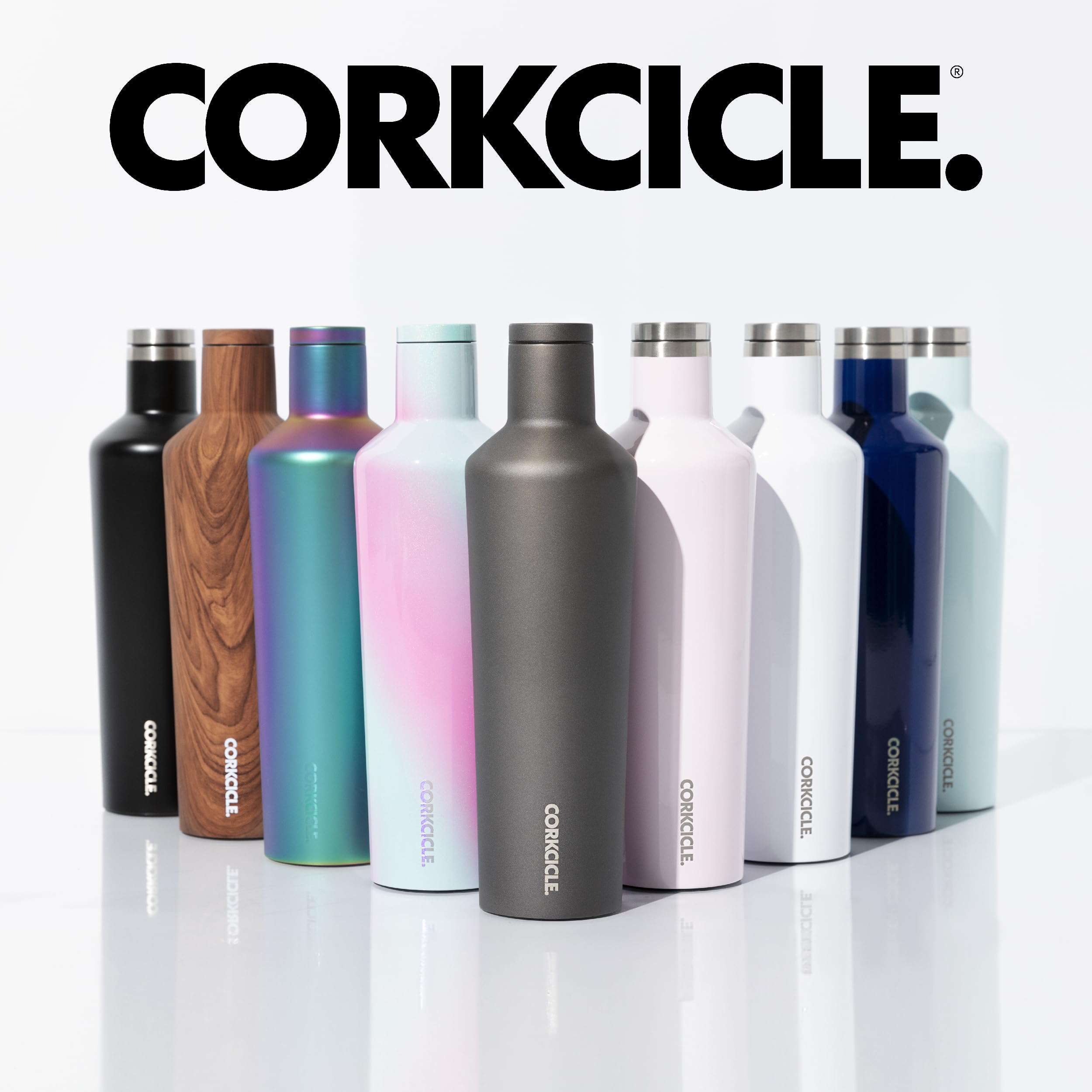 Foto 8 pulgar | Botella De Agua Corkcicle Classic Canteen Con Aislamiento De Cerámica De 750 Ml - Venta Internacional.