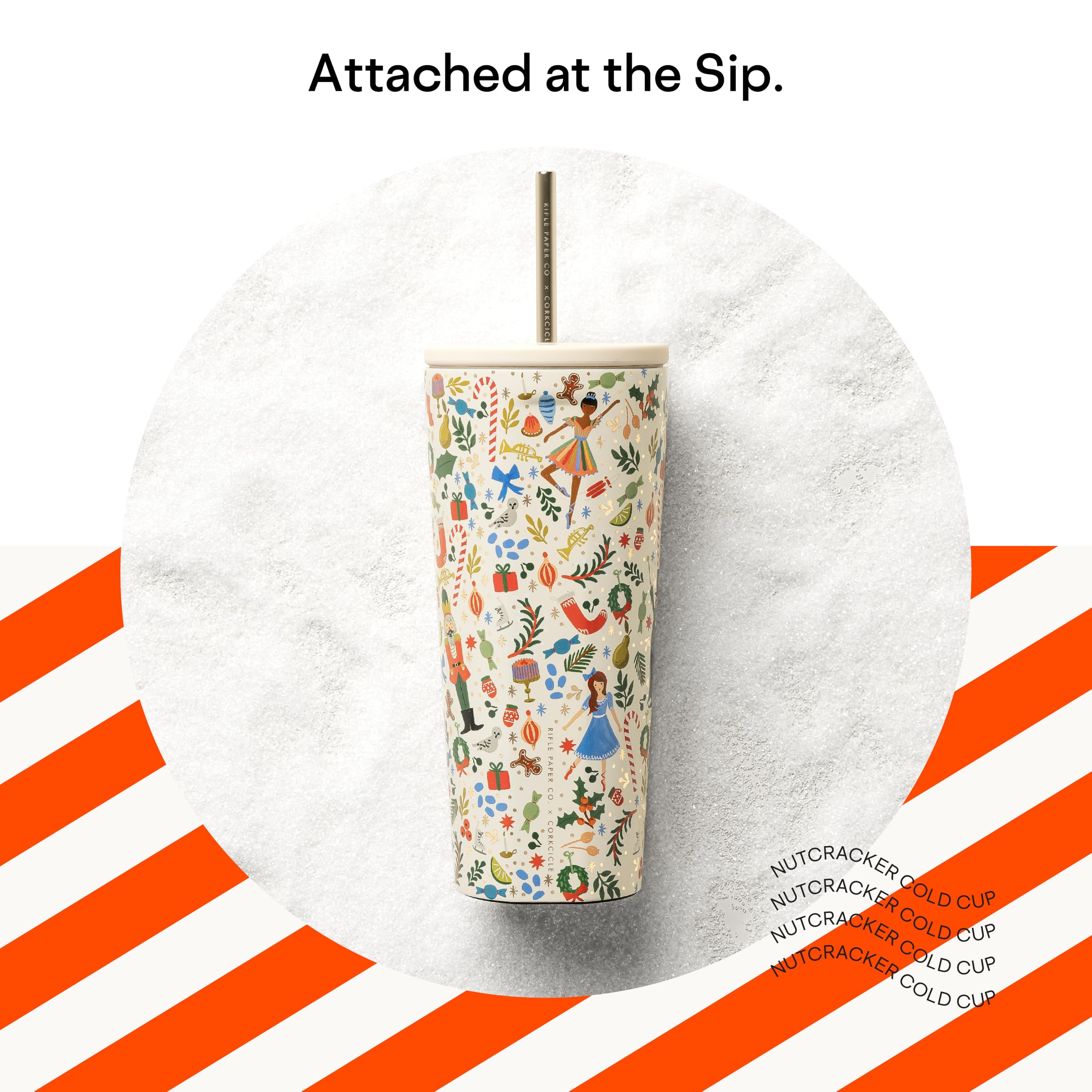 Foto 4 pulgar | Vaso Aislante Corkcicle X Rifle Paper Co. Cascanueces De 700 Ml - Venta Internacional.