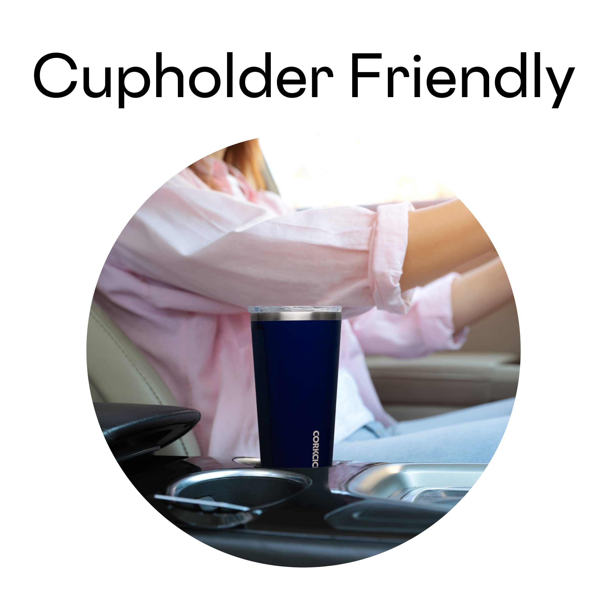 Foto 5 pulgar | Taza De Café Corkcicle Classic Gloss Midnight Navy 473 Ml - Venta Internacional.