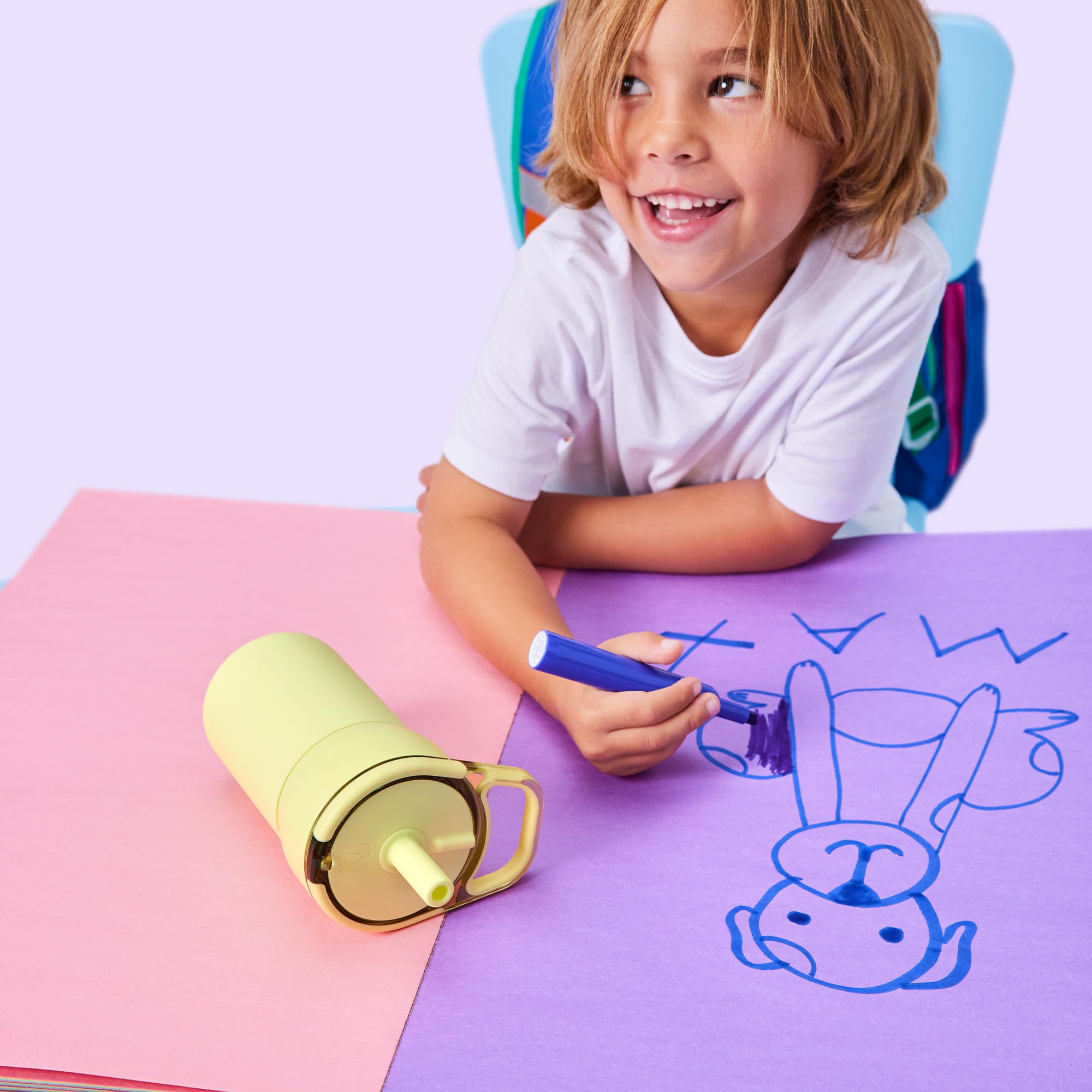 Foto 5 pulgar | Vaso Brümate Leap De 350 Ml, 100% A Prueba De Fugas Para Niños Con Mango Moc - Venta Internacional.