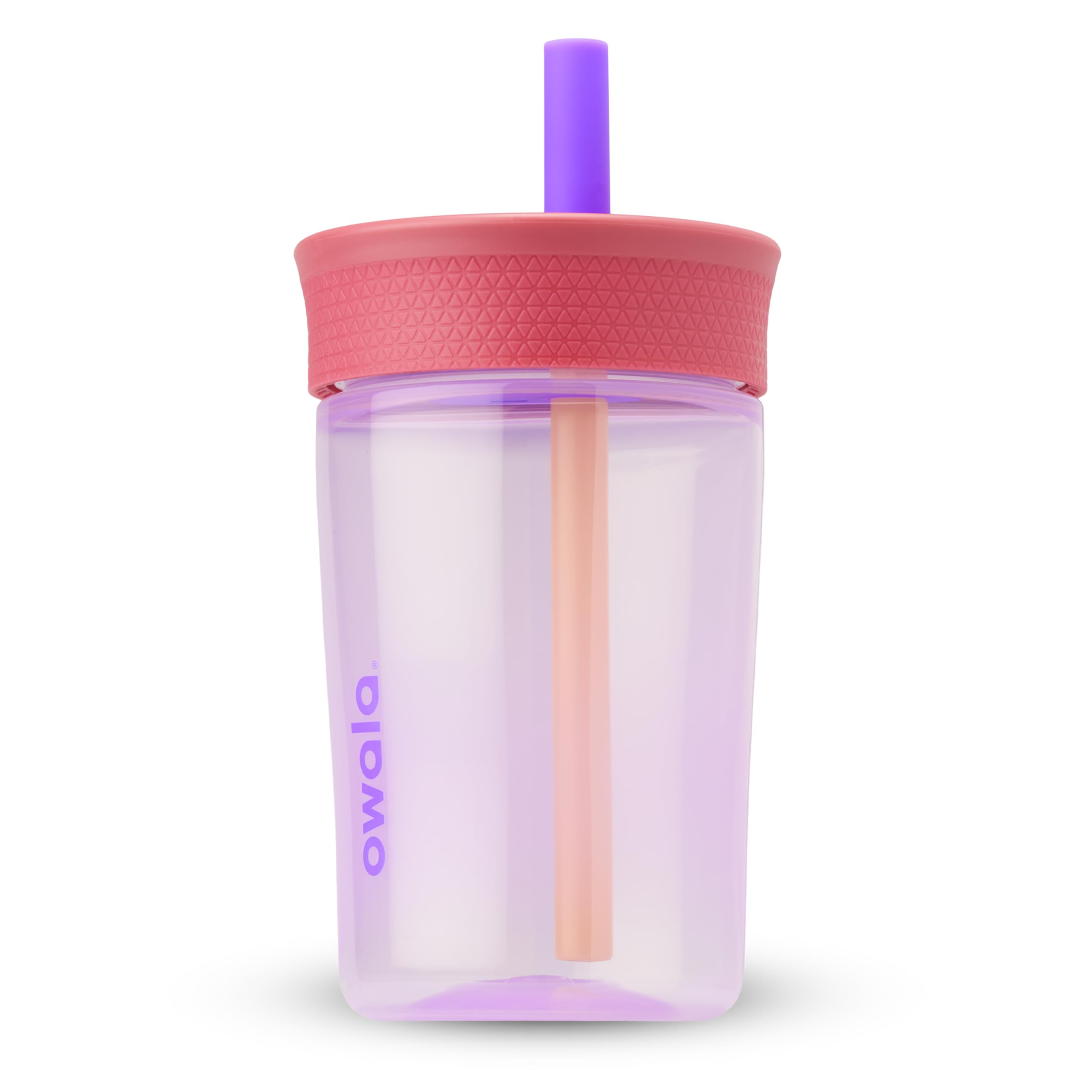 Foto 2 pulgar | Botella De Agua Owala Kids De Plástico Sin Bpa, 450 Ml, Rosa Y Morado - Venta Internacional.