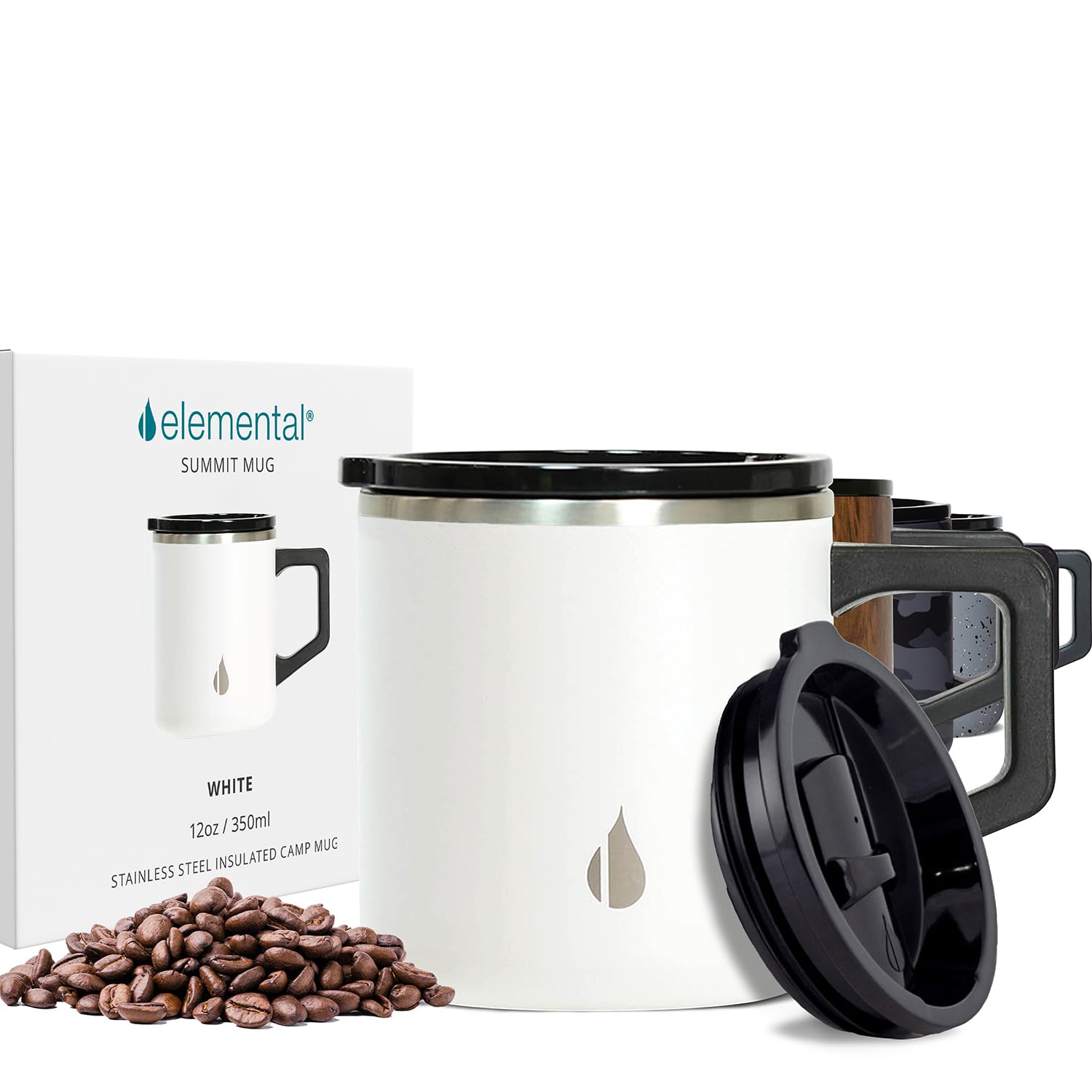 Foto 1 | Taza De Café Elemental Summit Con Aislamiento De Acero Inoxidable De 350 Ml - Venta Internacional.