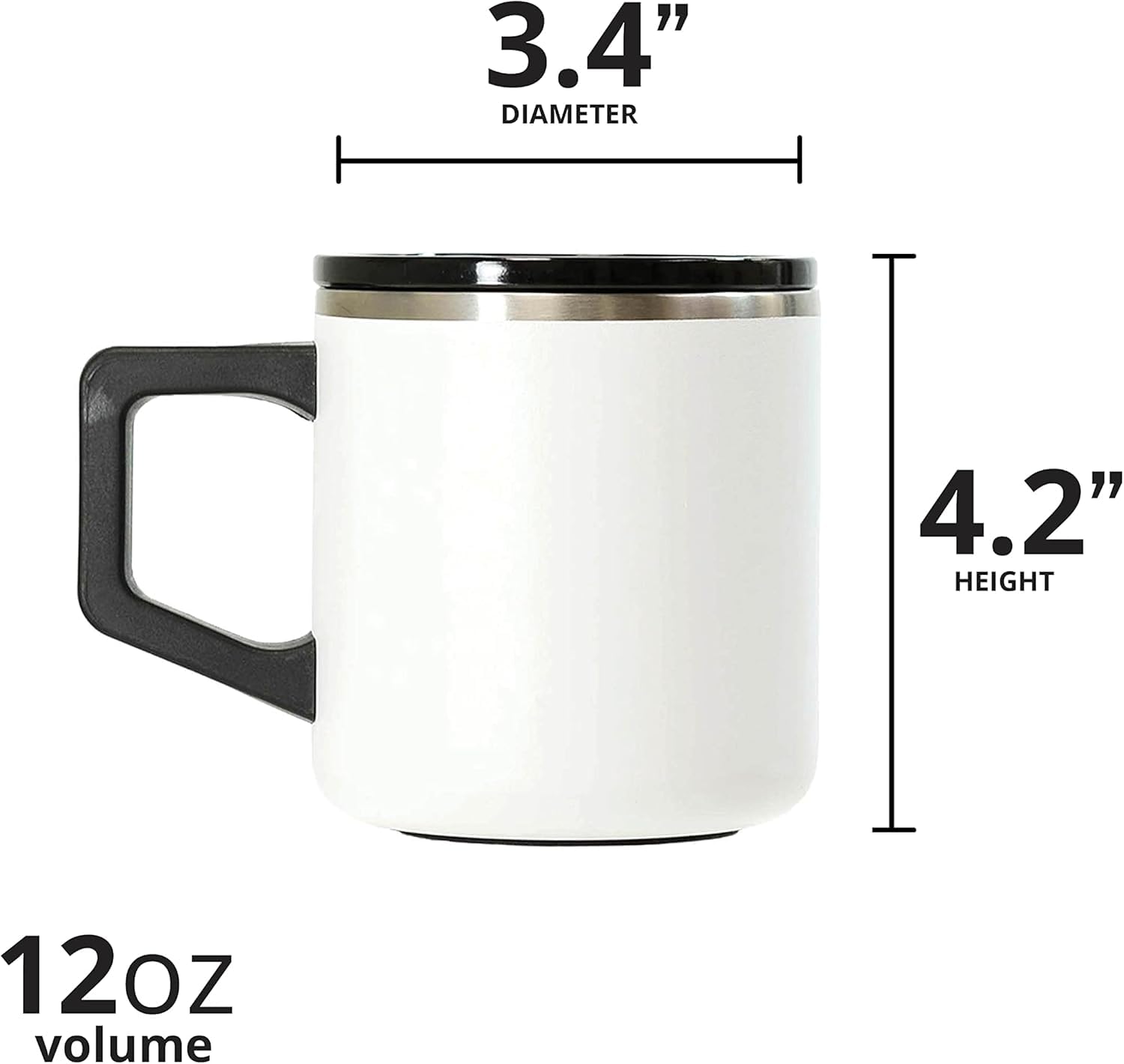 Foto 2 | Taza De Café Elemental Summit Con Aislamiento De Acero Inoxidable De 350 Ml - Venta Internacional.