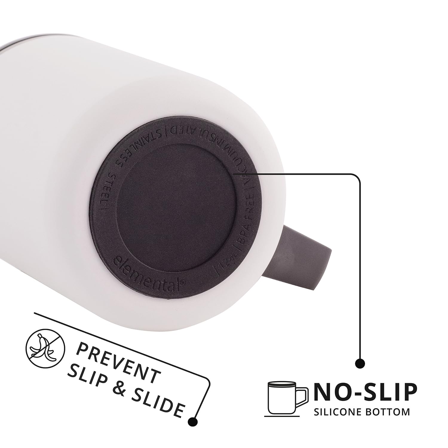 Foto 4 | Taza De Café Elemental Summit Con Aislamiento De Acero Inoxidable De 350 Ml - Venta Internacional.