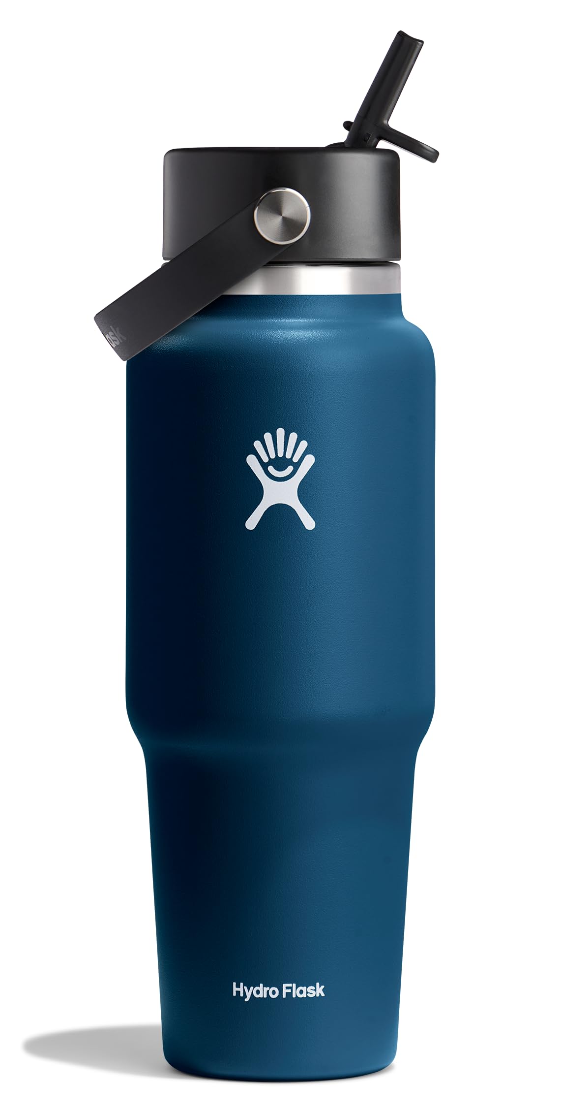 Foto 1 | Botella De Agua Hydro Flask Wide Flex Straw 950 Ml Indigo - Venta Internacional.