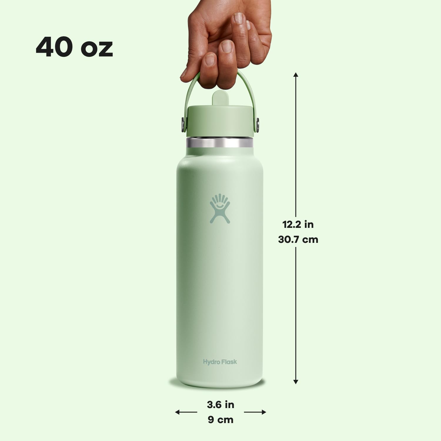 Foto 5 pulgar | Botella De Agua Hydro Flask Con Aislamiento De Acero Inoxidable De 1,2 L - Venta Internacional.