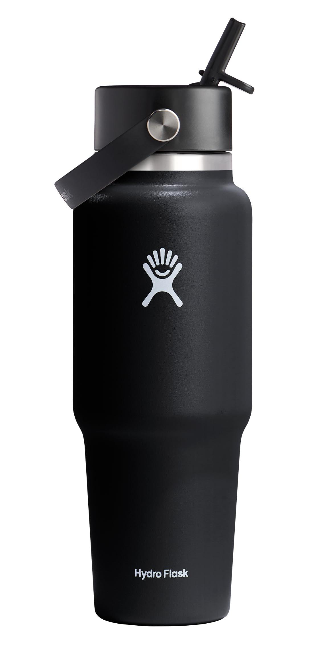 Foto 2 pulgar | Botella De Agua Hydro Flask Wide Flex Straw De 950 Ml, Color Negro - Venta Internacional.