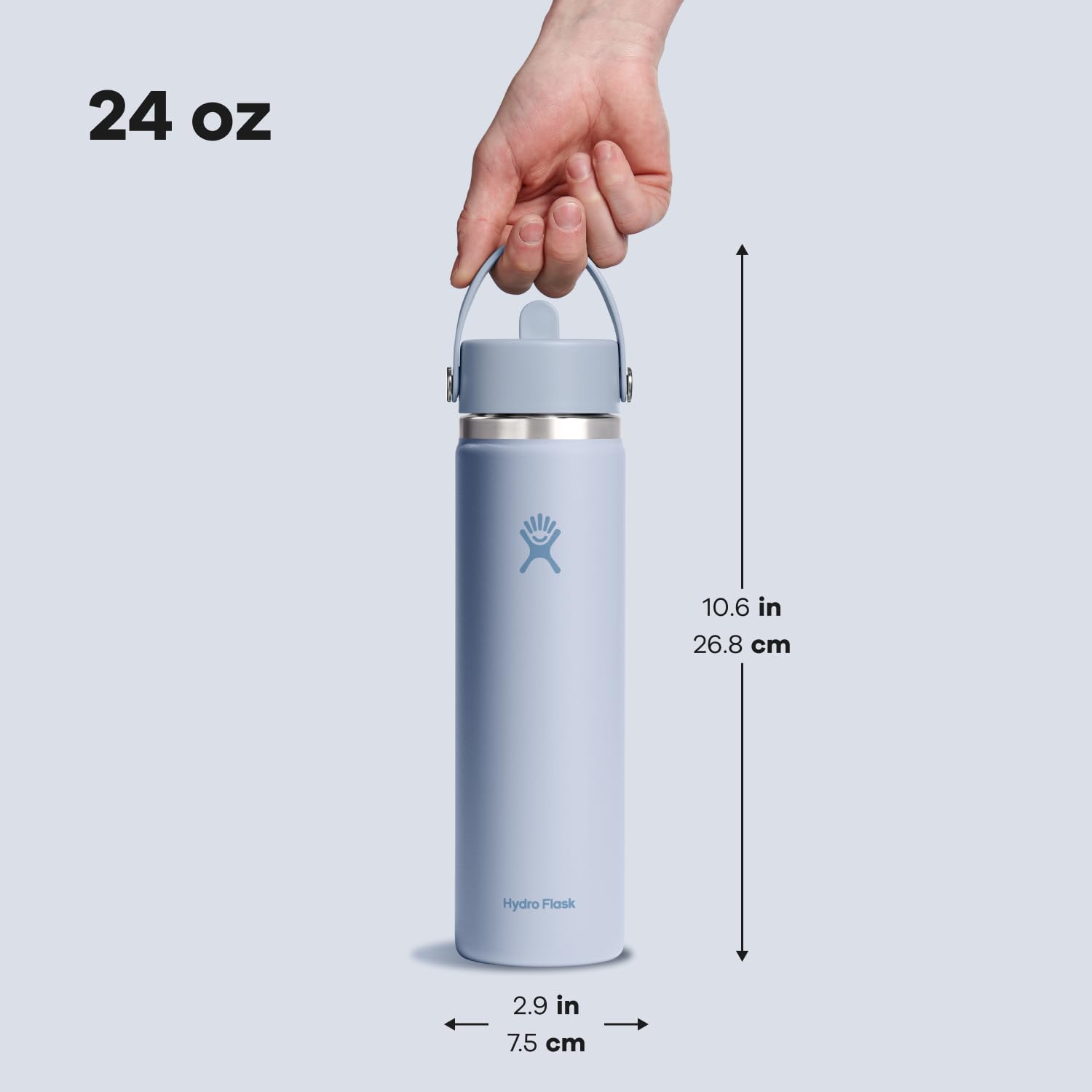 Foto 5 pulgar | Botella De Agua Hydro Flask Wide Flex Straw Cap 700 Ml - Venta Internacional.