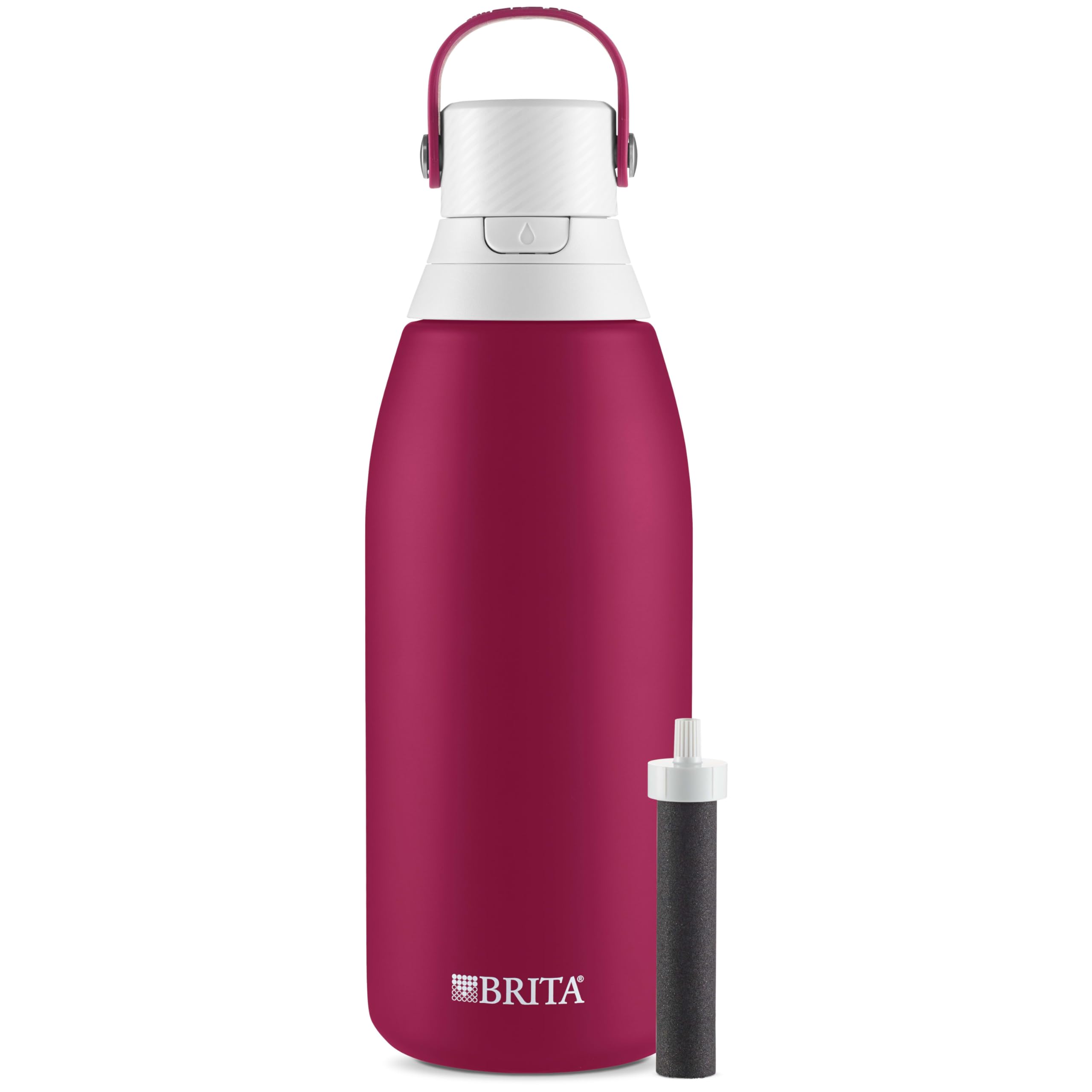Foto 2 pulgar | Botella De Agua Brita Con Aislamiento Y Pajita De Acero Inoxidable De 950 Ml - Venta Internacional.