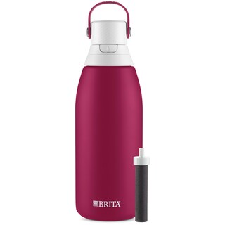 Foto 1 | Botella De Agua Brita Con Aislamiento Y Pajita De Acero Inoxidable De 950 Ml - Venta Internacional.
