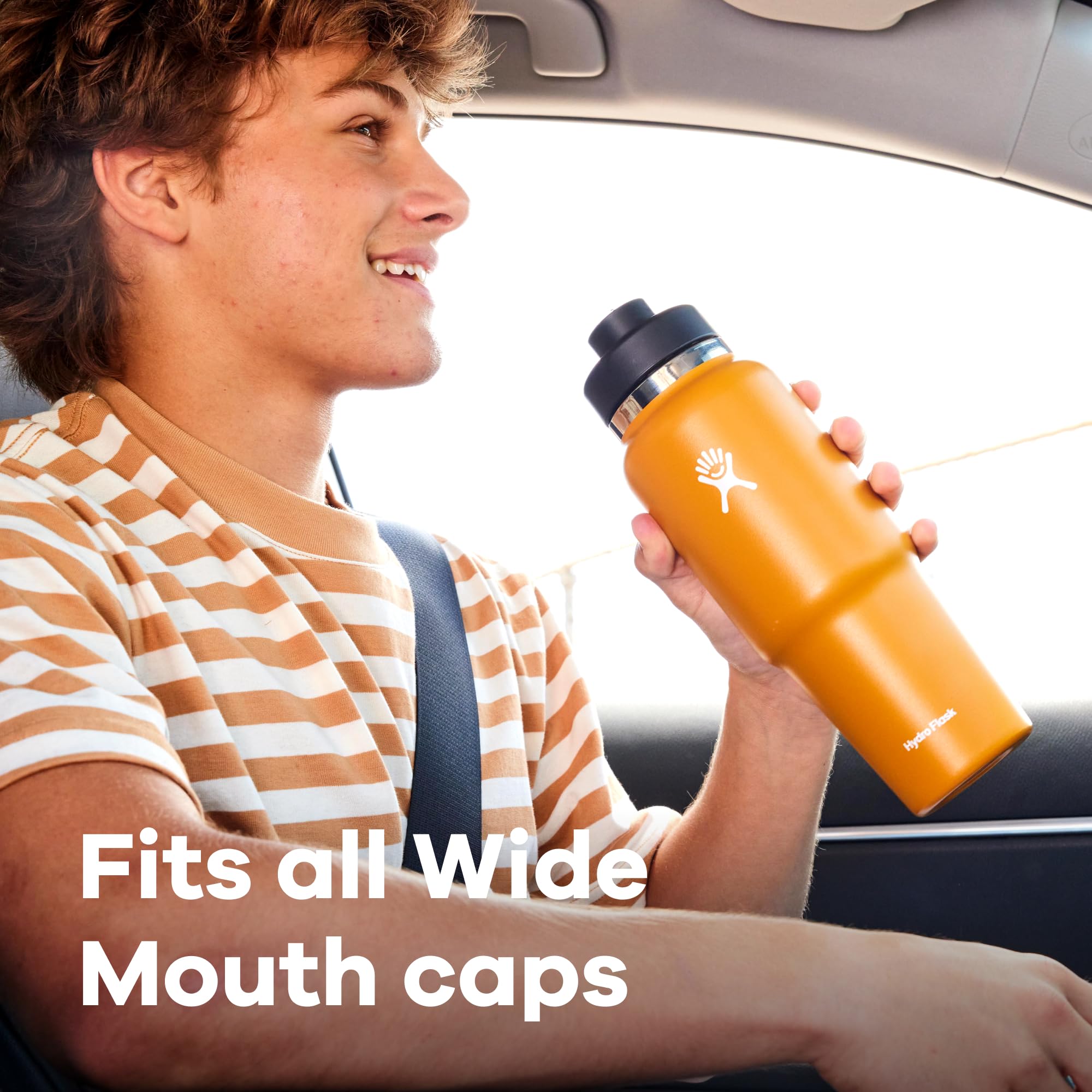 Foto 6 | Botella De Agua Hydro Flask Wide Flex Straw 950 Ml Agave - Venta Internacional.