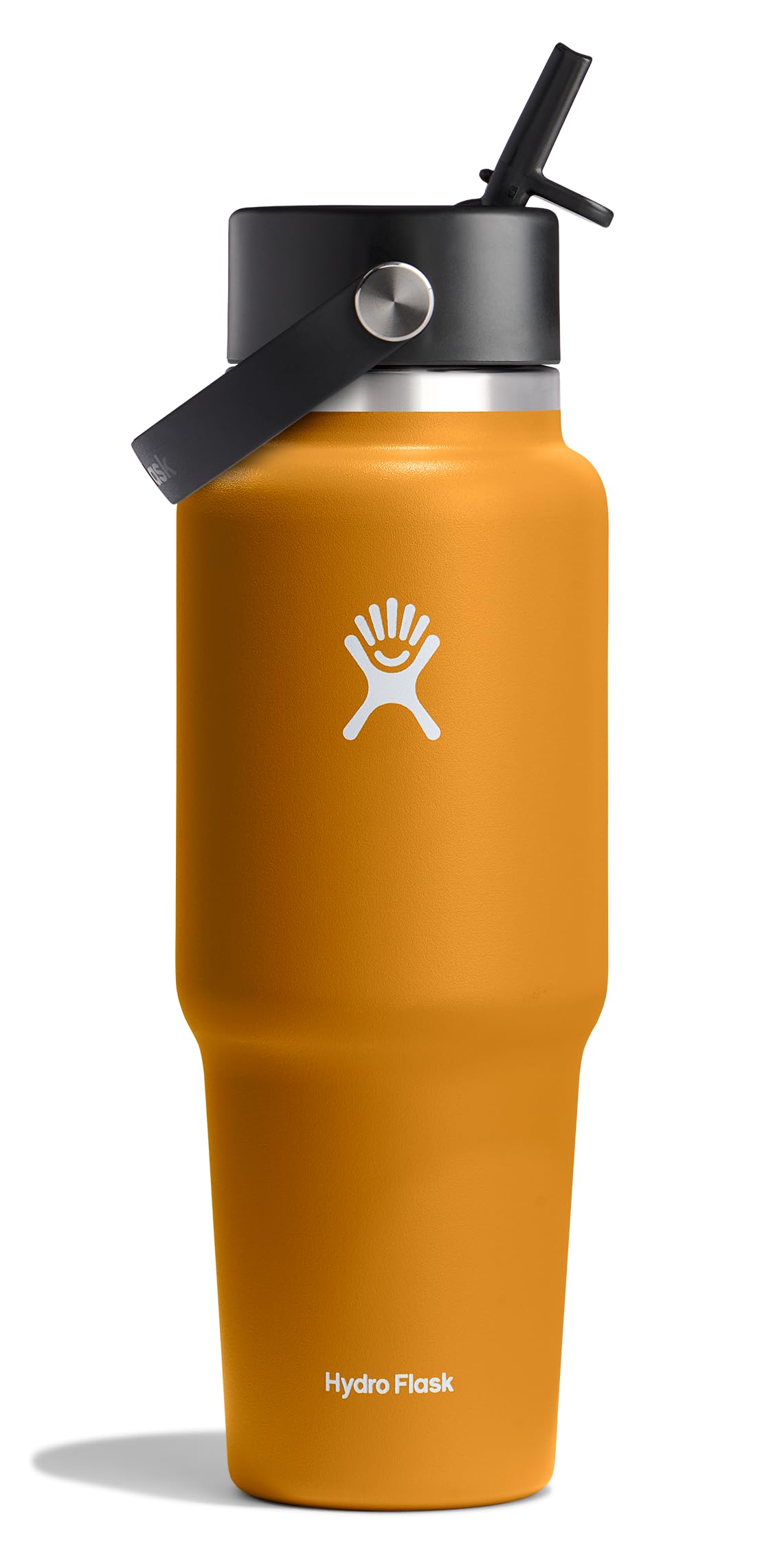 Foto 1 | Botella De Viaje Hydro Flask Con Pajita Flexible De 32 Onzas De Ancho Fossil - Venta Internacional.