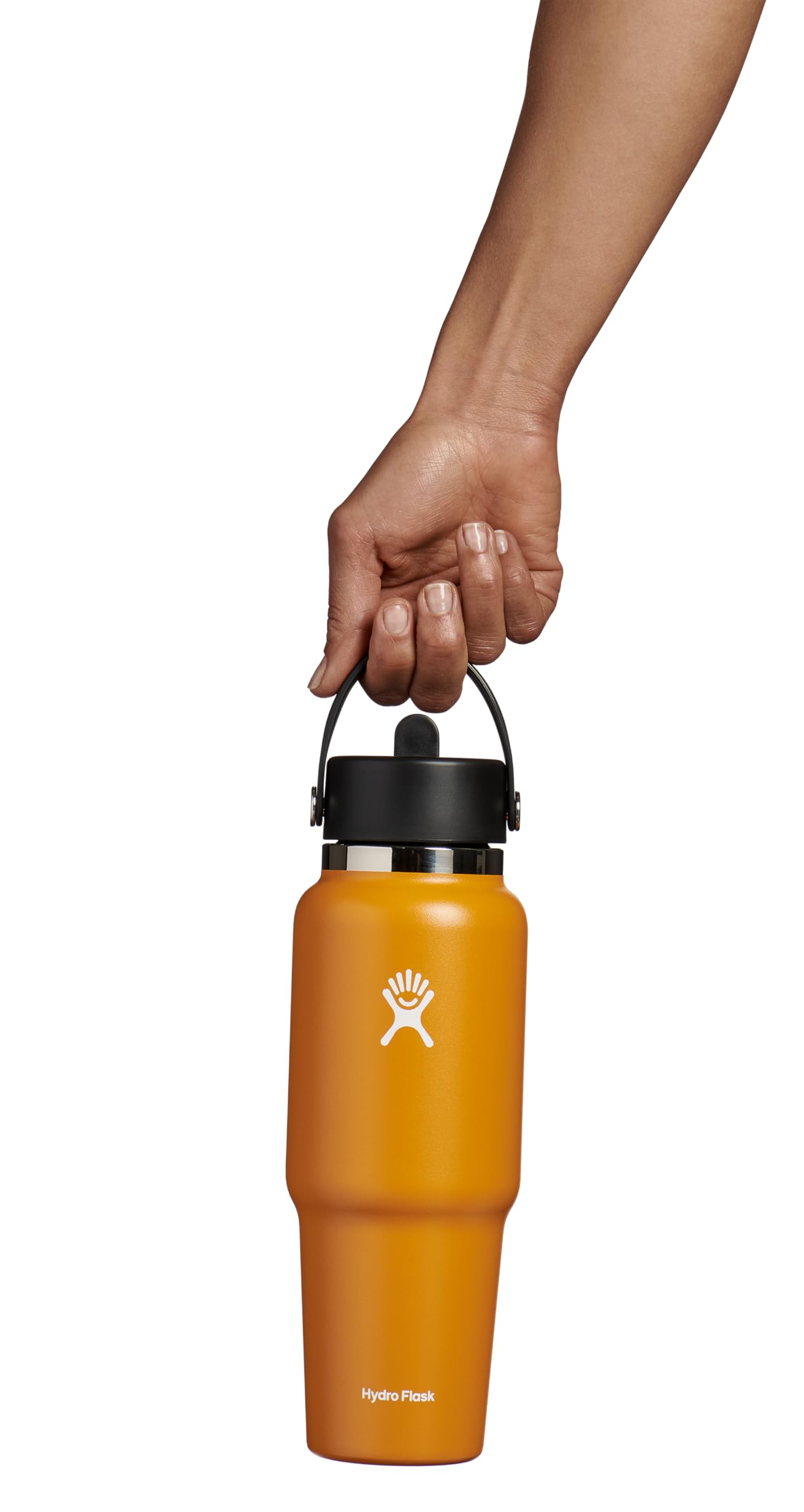 Foto 5 pulgar | Botella De Viaje Hydro Flask Con Pajita Flexible De 32 Onzas De Ancho Fossil - Venta Internacional.