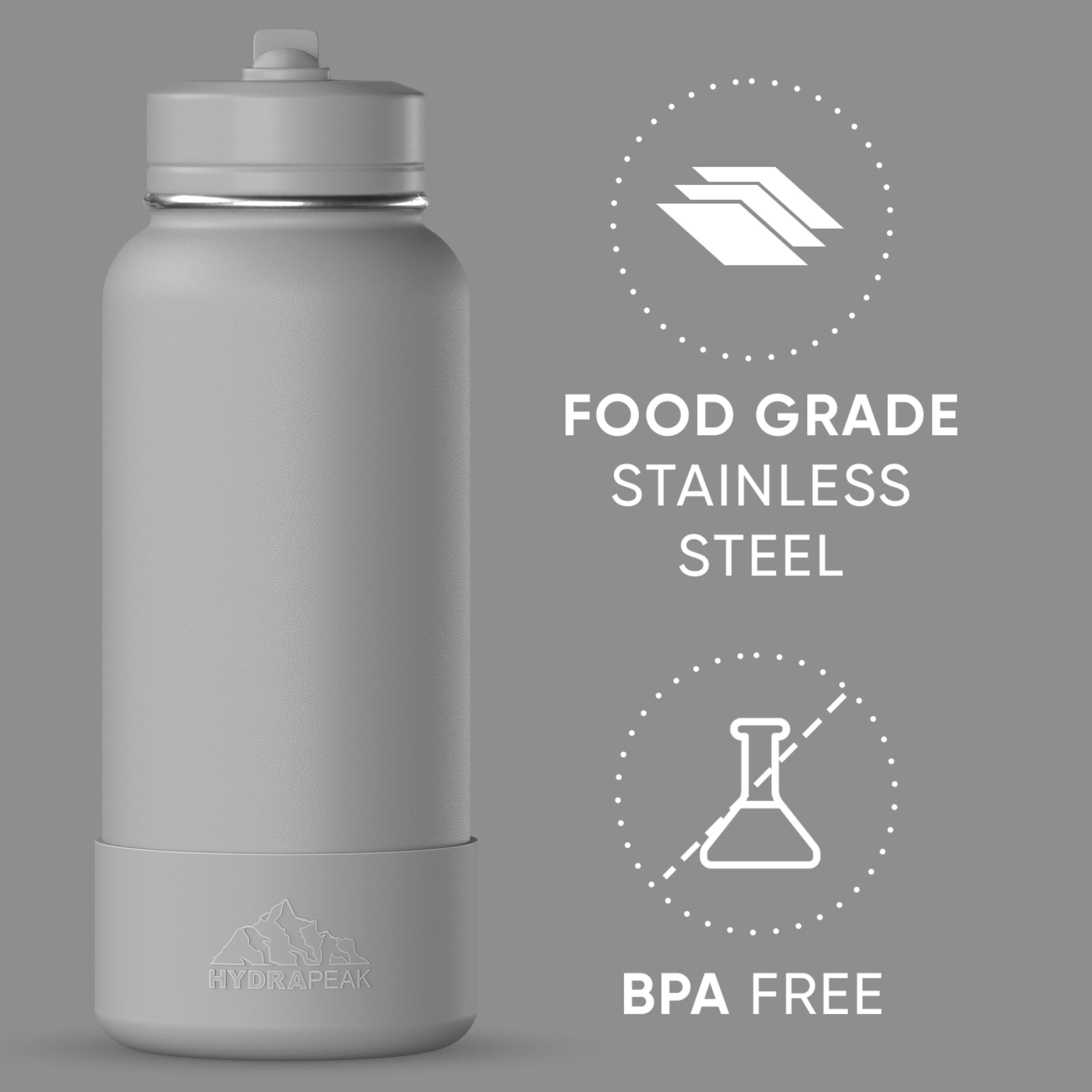 Foto 5 pulgar | Botella De Agua Hydrapeak Sport Con Aislamiento De 950 Ml Con Pajita O Vaso - Venta Internacional.