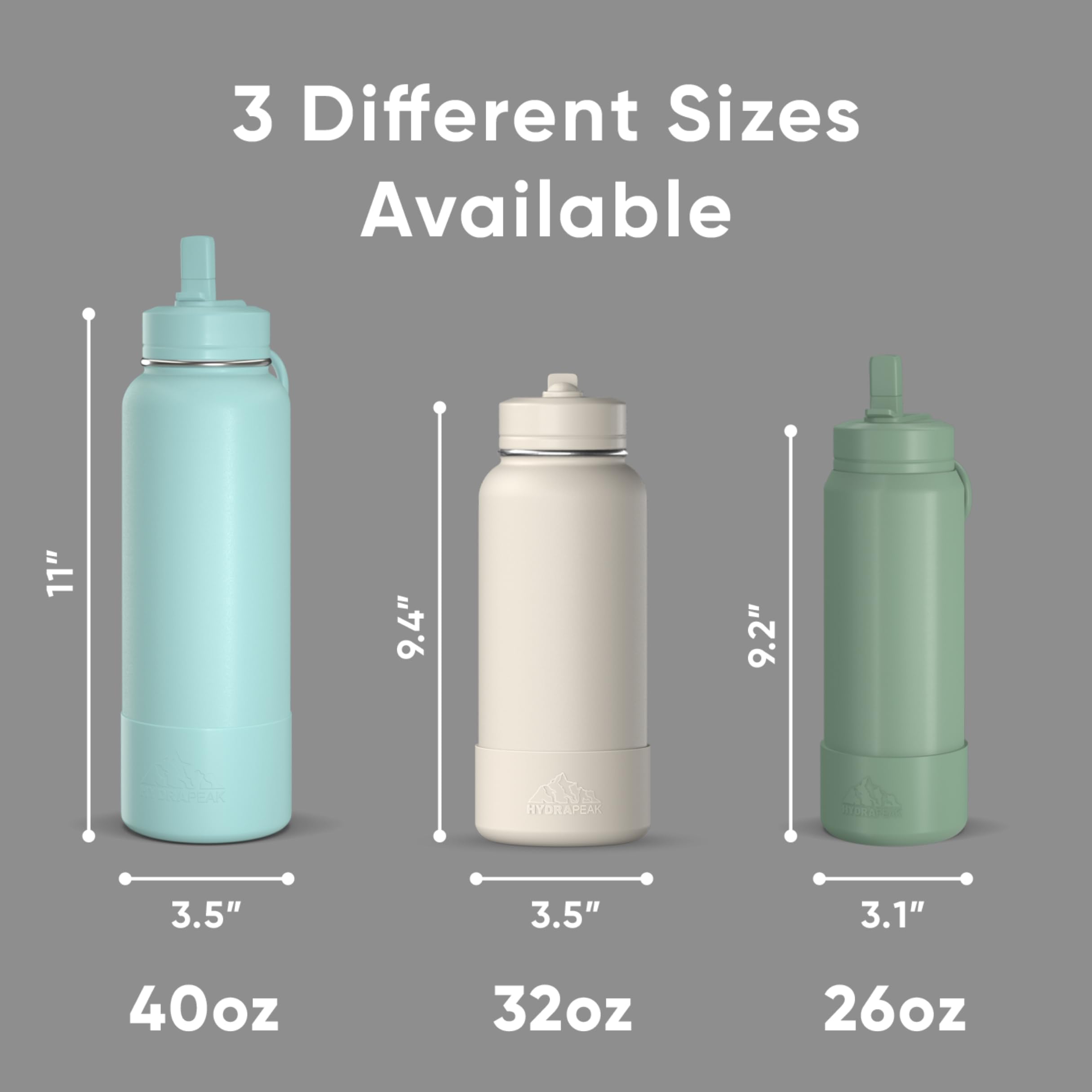 Foto 6 pulgar | Botella De Agua Hydrapeak Sport Con Aislamiento De 950 Ml Con Pajita O Vaso - Venta Internacional.