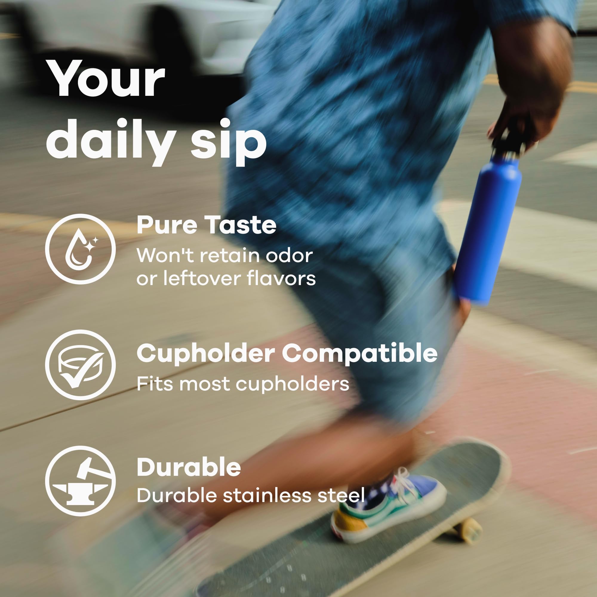 Foto 4 pulgar | Botella De Agua Hydro Flask Standard Flex Cap Surf 620 Ml - Venta Internacional.