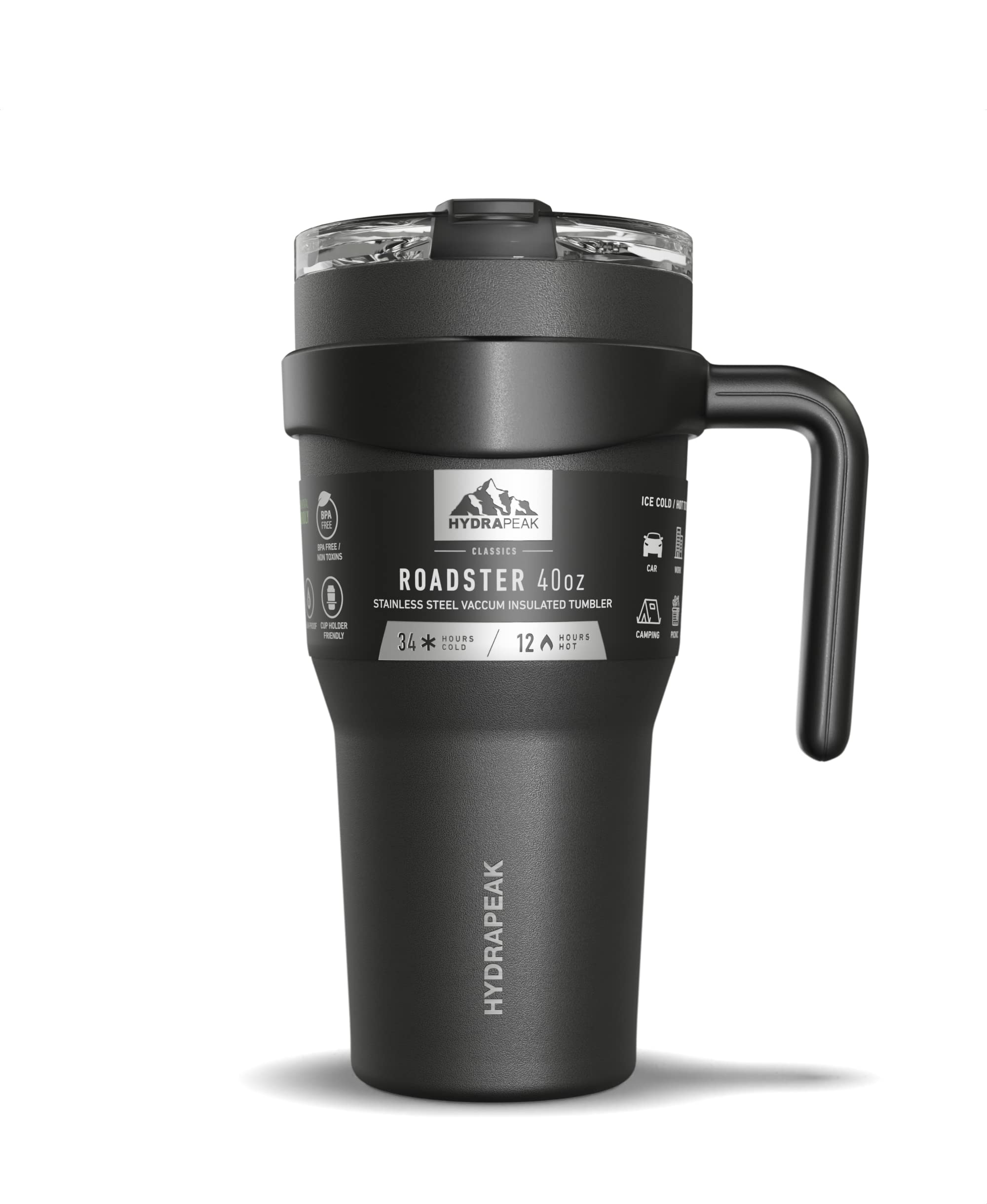 Foto 8 pulgar | Botella De Agua Hydrapeak Roadster 1.2l De Acero Inoxidable Negra - Venta Internacional.