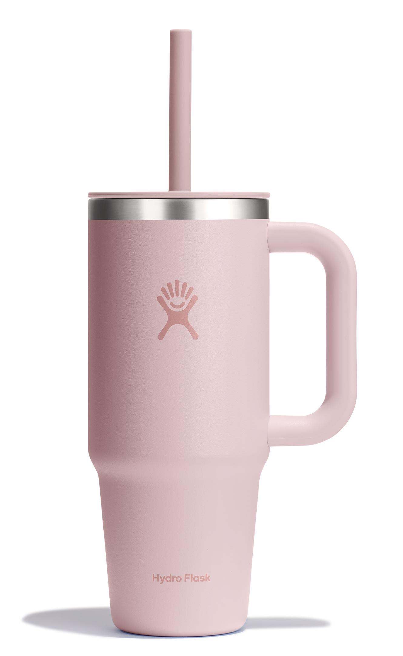 Foto 2 pulgar | Vaso Hidro De Viaje Con Asa, Tapa Y Pajita, 700 Ml, Color Rosa - Venta Internacional.