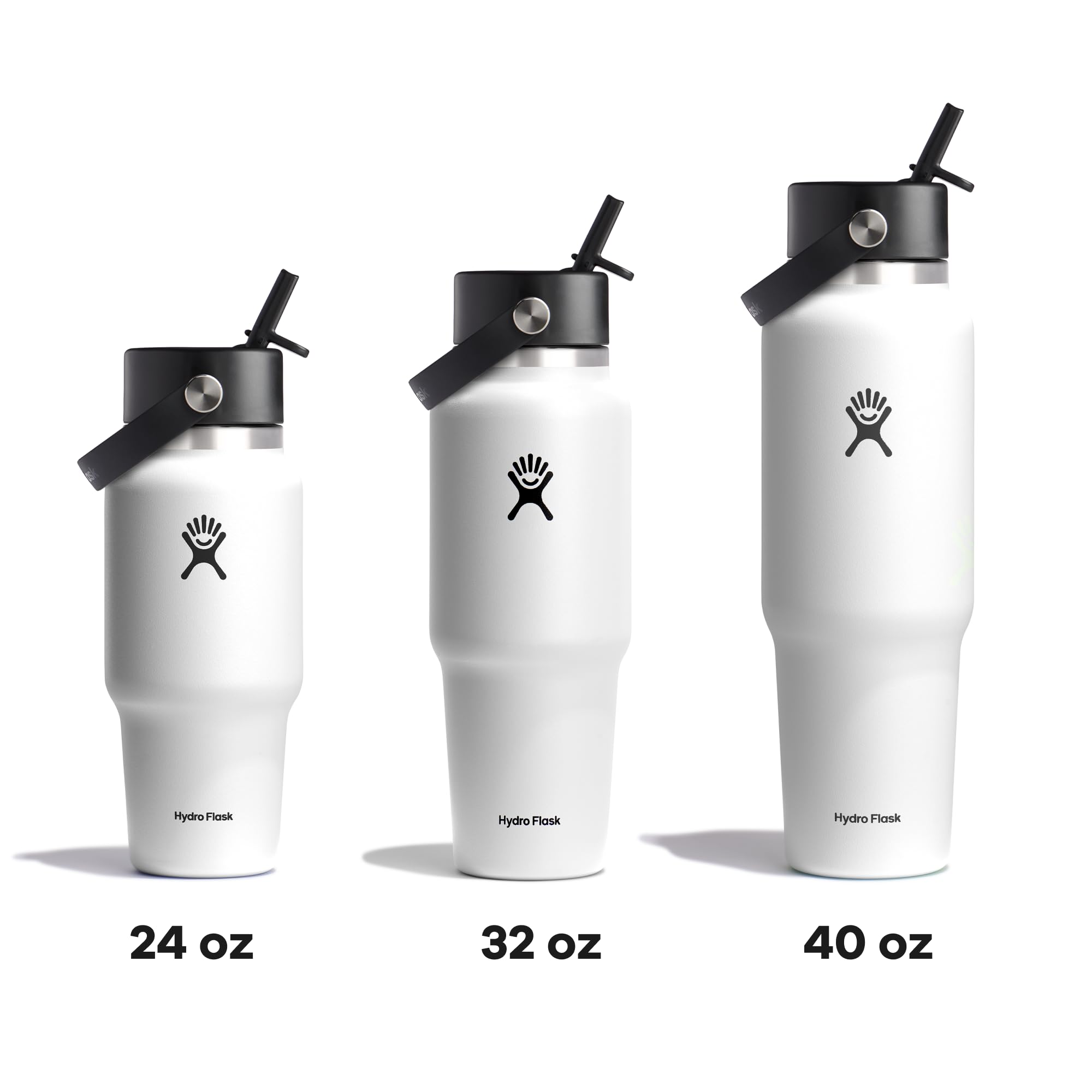 Foto 5 | Botella De Agua Hydro Flask Wide Flex Straw 946 Ml, Color Blanco - Venta Internacional.