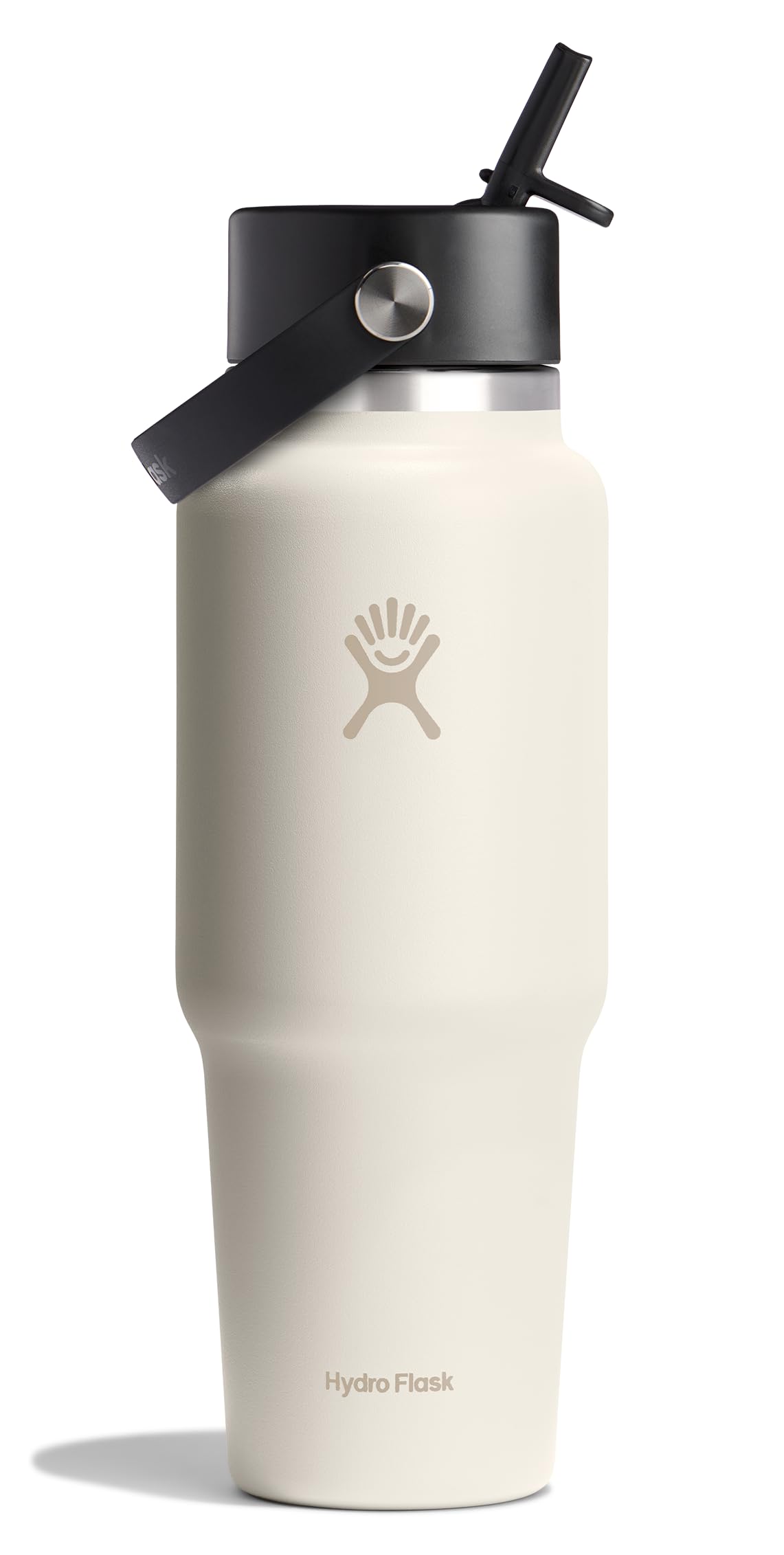 Foto 2 pulgar | Botella De Agua Hydro Flask Wide Flex Straw 950 Ml Ivory - Venta Internacional.