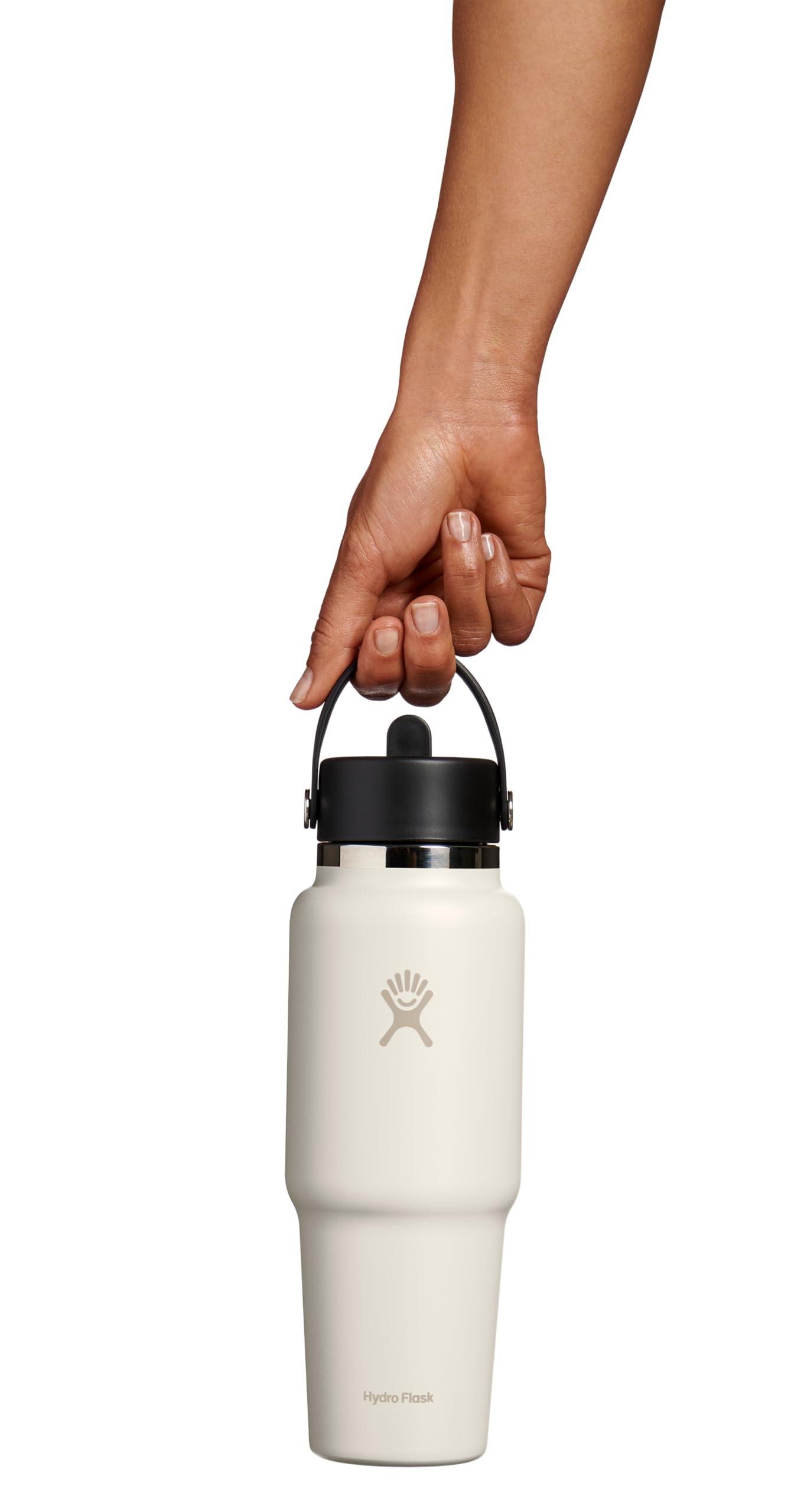 Foto 5 pulgar | Botella De Agua Hydro Flask Wide Flex Straw 950 Ml Ivory - Venta Internacional.