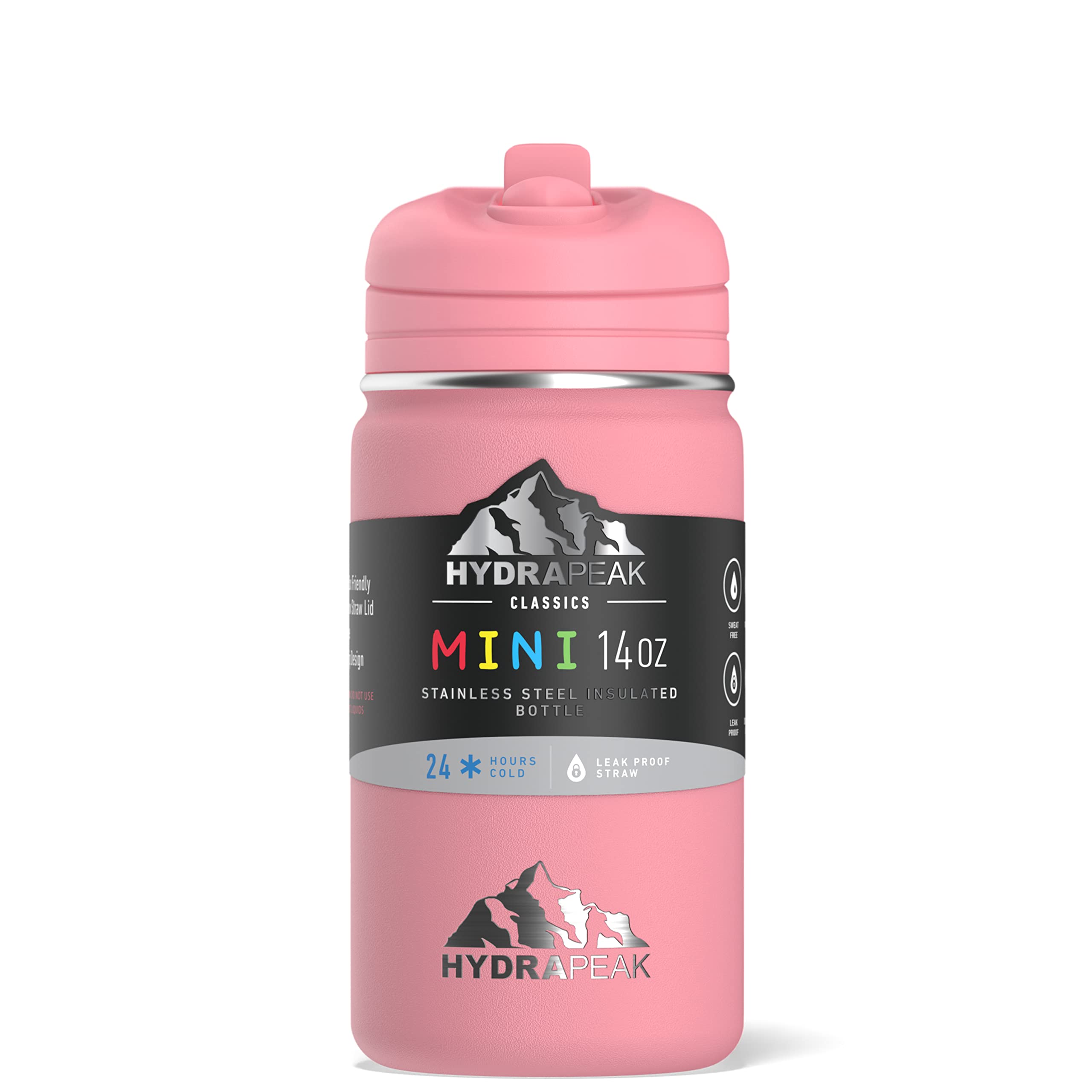 Foto 3 | Botella De Agua Hydrapeak Kids Con Aislamiento De 400 Ml Con Tapa De Pajita - Venta Internacional.