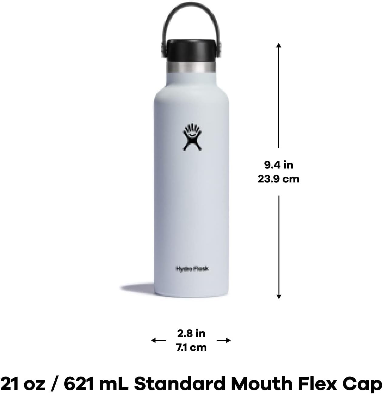 Foto 7 pulgar | Botella De Agua Hydro Flask Standard 620 Ml Fossil Brown - Venta Internacional.