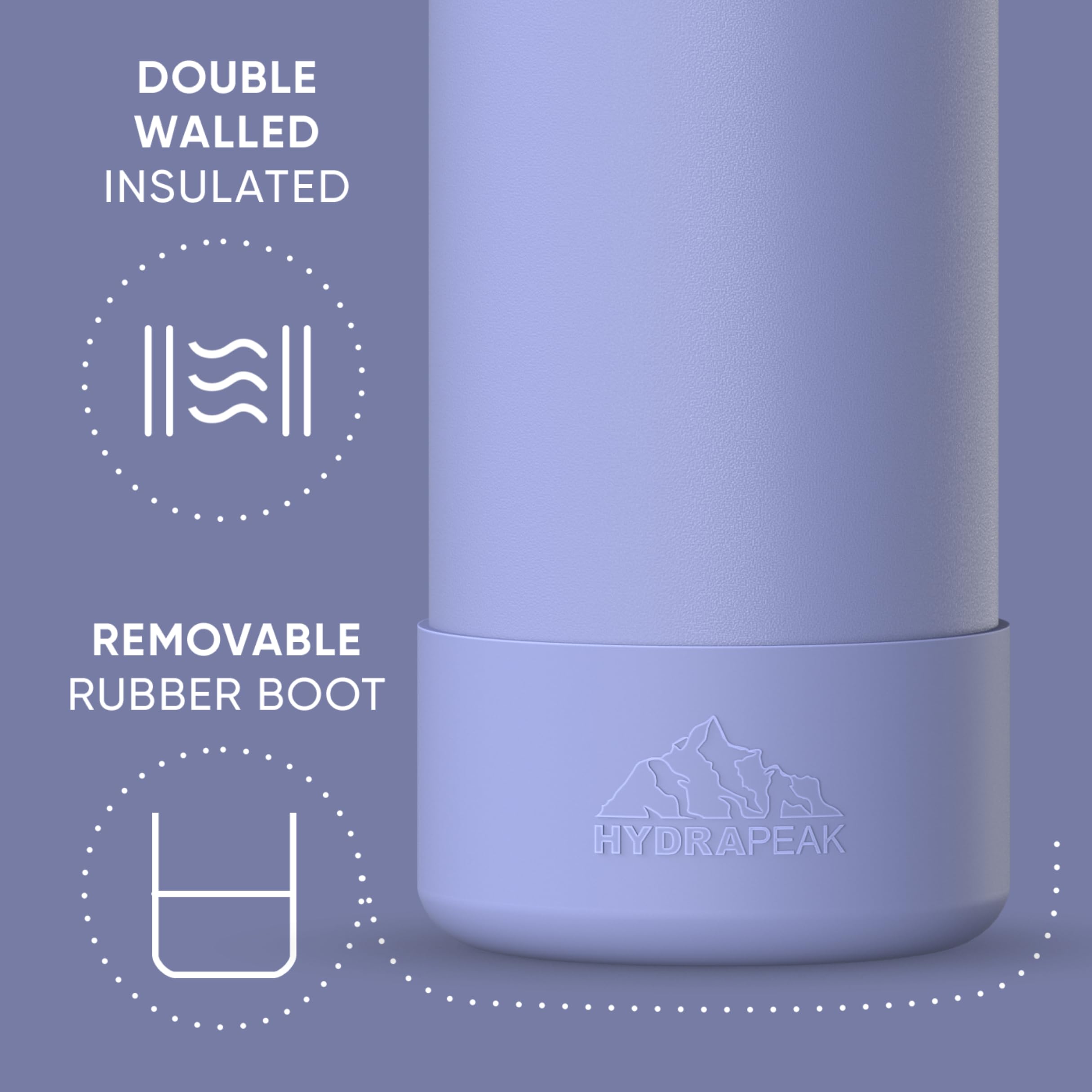 Foto 4 pulgar | Botella De Agua Hydrapeak Sport Con Aislamiento De Acero Inoxidable De 950 Ml - Venta Internacional.