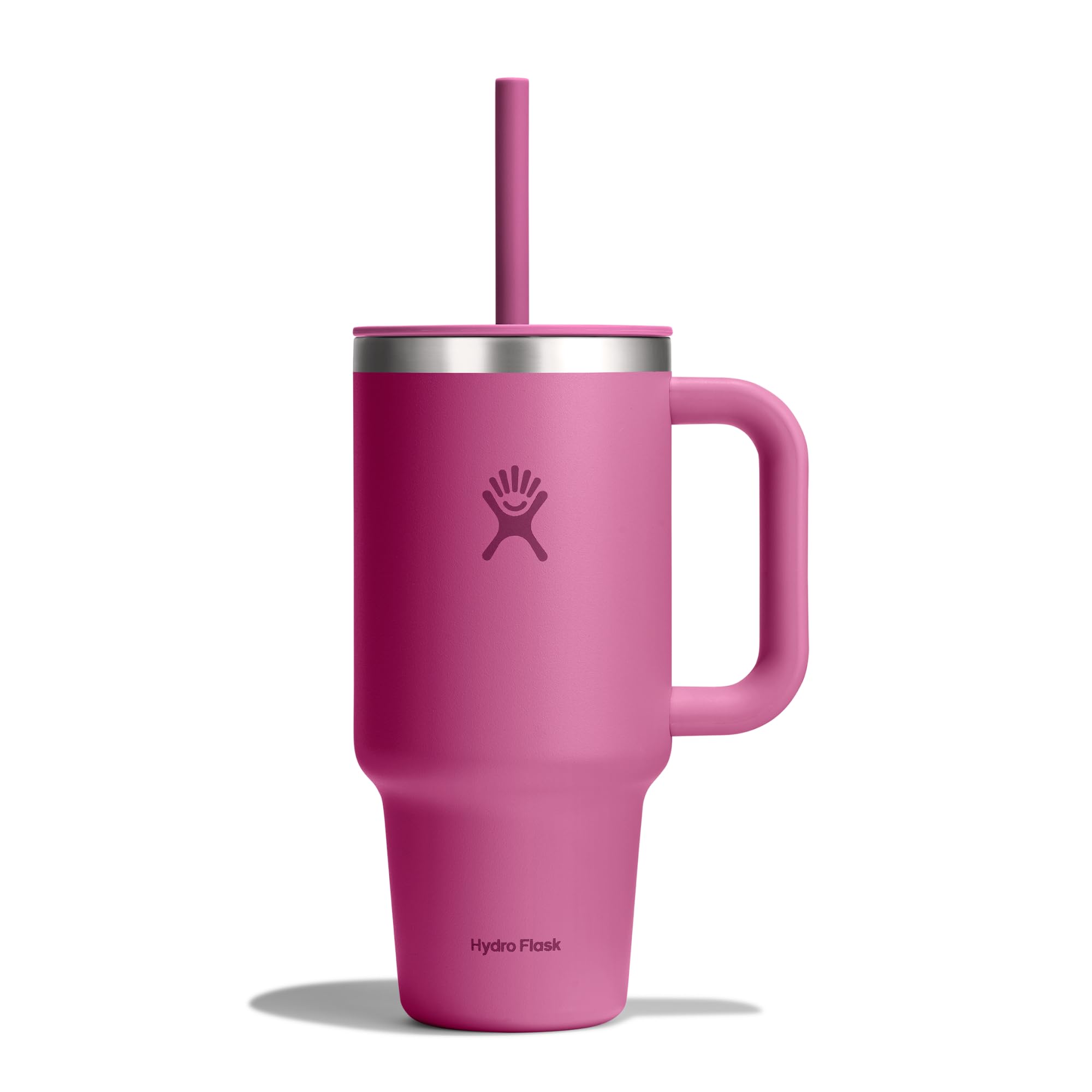 Foto 2 pulgar | Vaso De Viaje Hydro Flask De 950 Ml Con Asa, Tapa Y Color Rosa Pajizo - Venta Internacional.