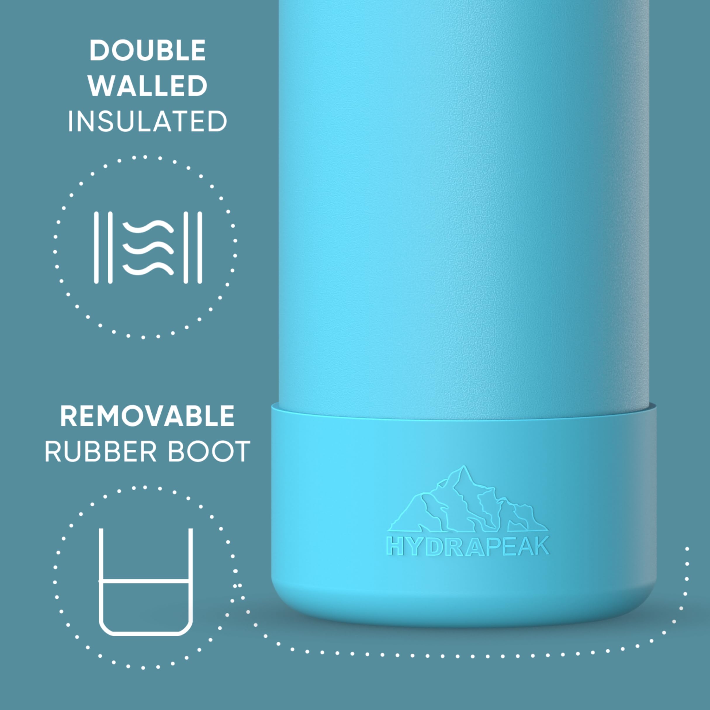 Foto 4 pulgar | Botella De Agua Hydrapeak Sport Con Aislamiento, 950 Ml, Con Pajita O Tapa Tipo Vaso - Venta Internacional.