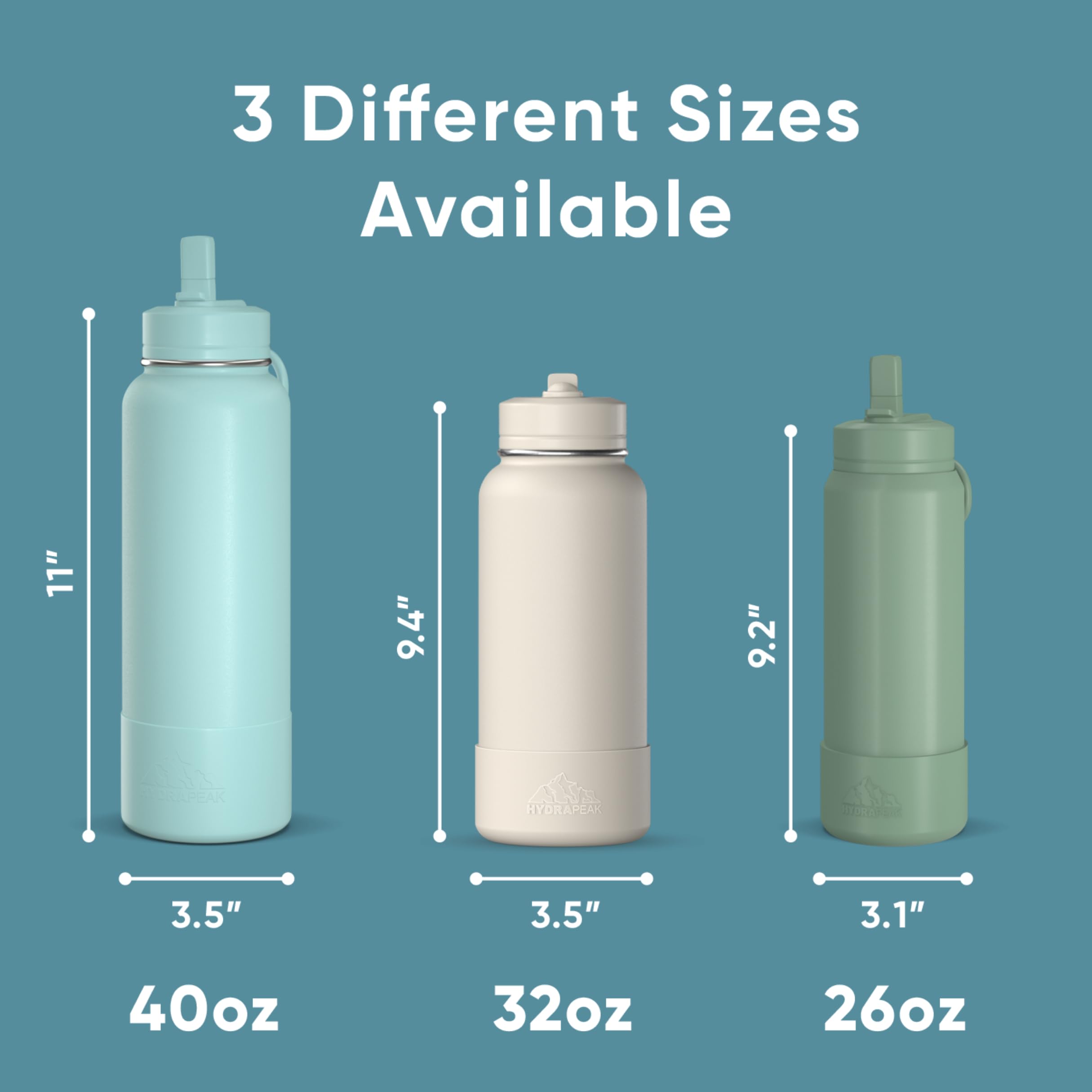 Foto 6 pulgar | Botella De Agua Hydrapeak Sport Con Aislamiento, 950 Ml, Con Pajita O Tapa Tipo Vaso - Venta Internacional.